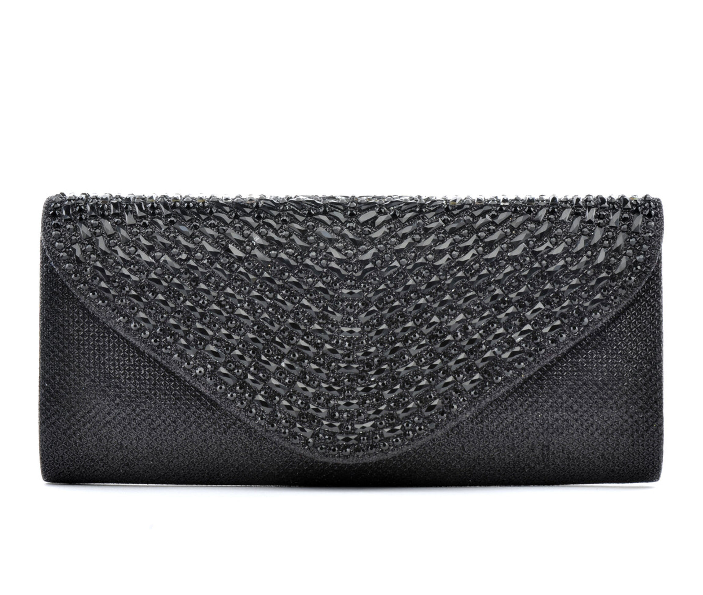 LLorraine Carol Envelope Evening Clutch (Black)