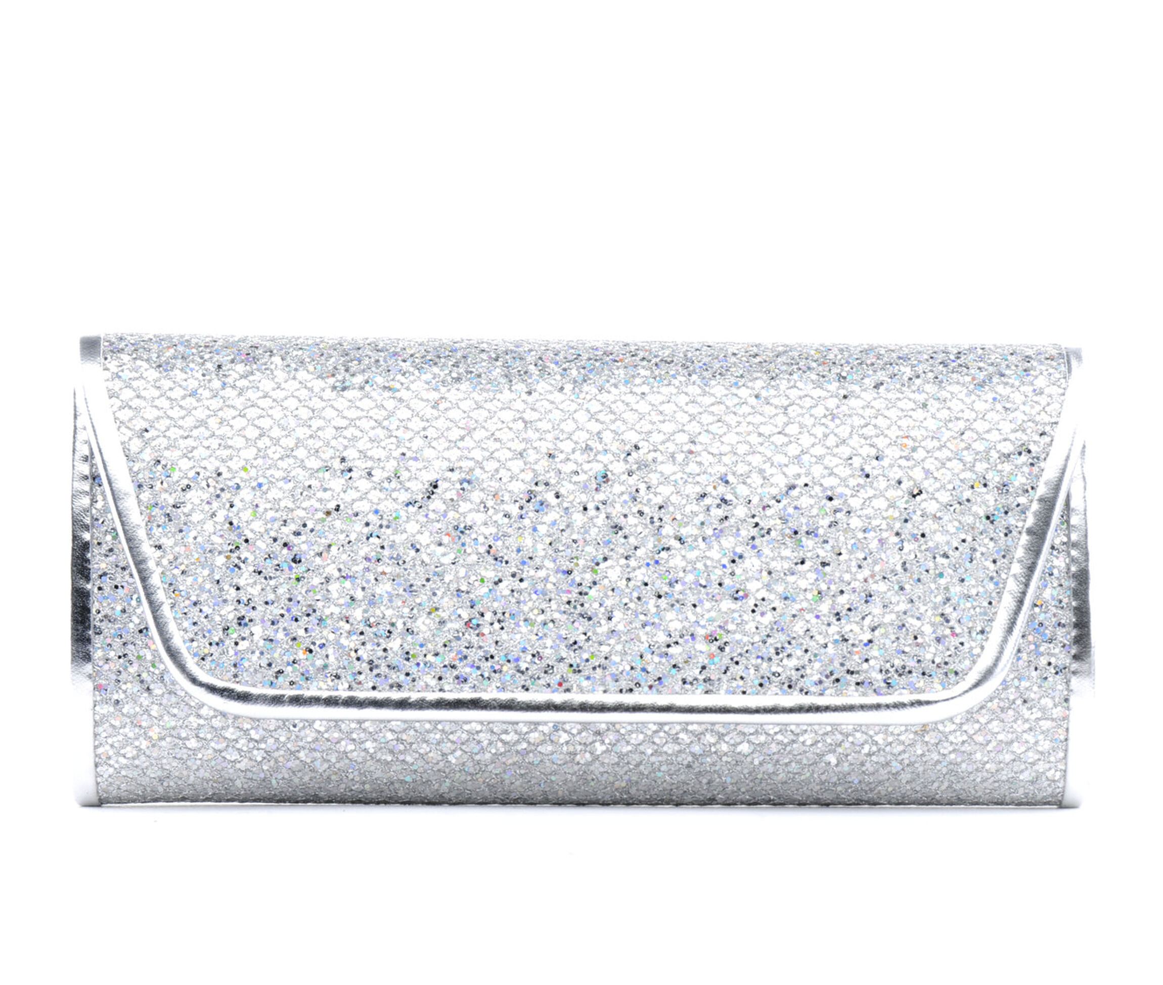 LLorraine Carrie Evening Clutch (Silver)