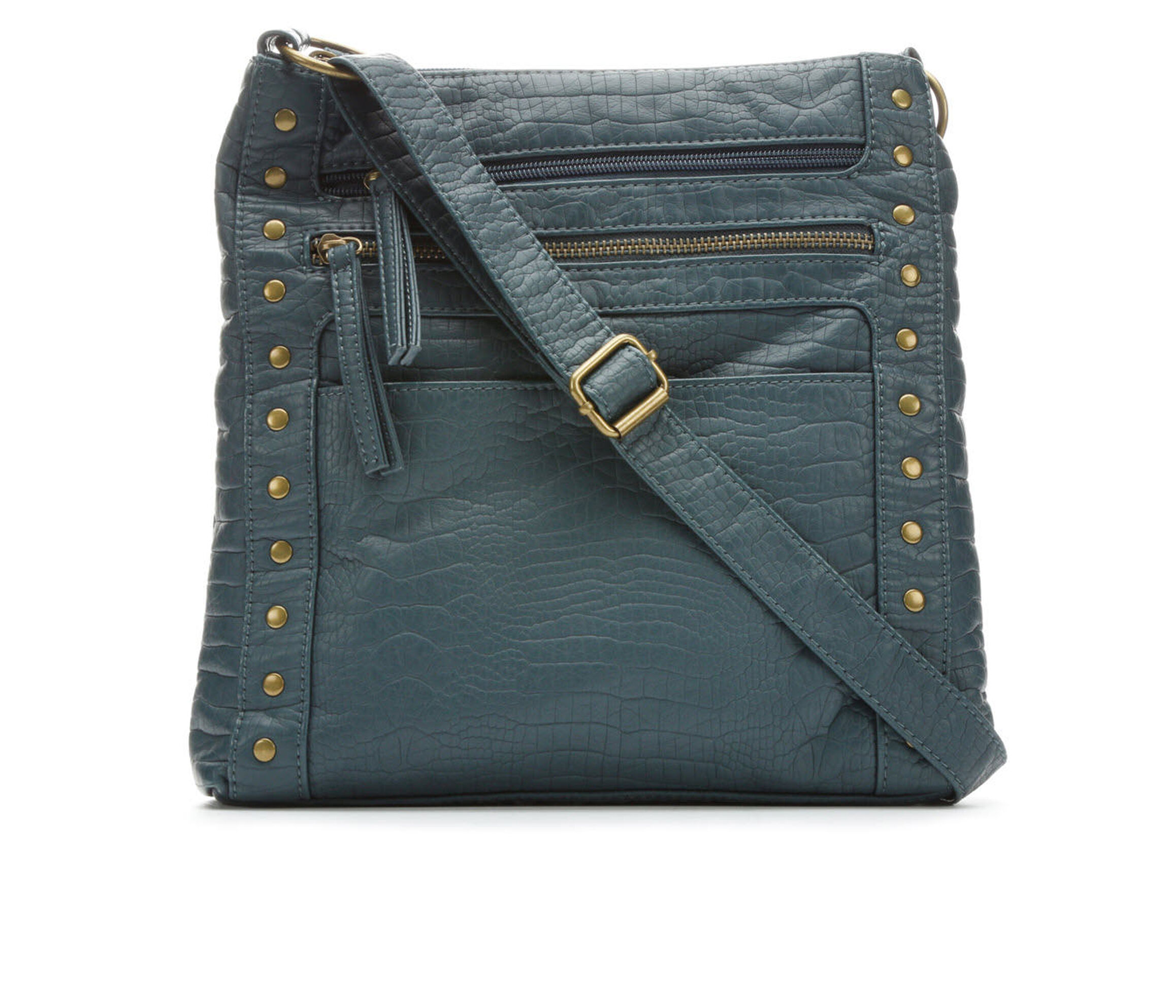 Bueno Of California Multi Pocket Crossbody (Blue)