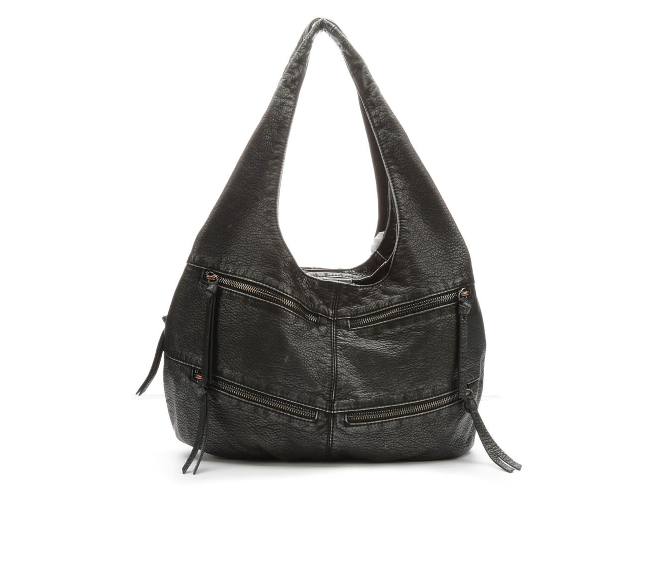 Bueno Of California Porthole DH Hobo Handbag (Grey)