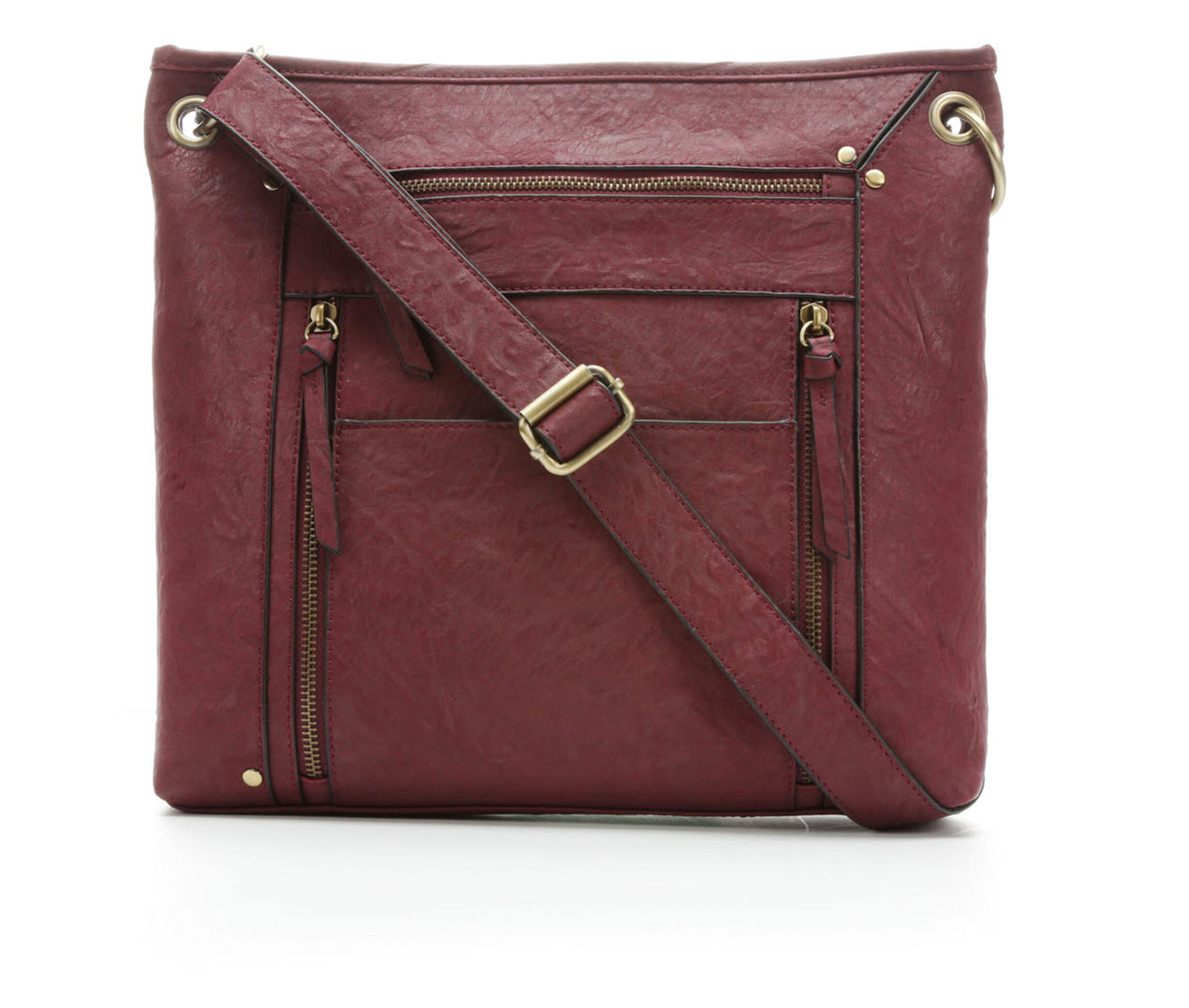 Bueno Of California Veg Tan Crossbody (Red)