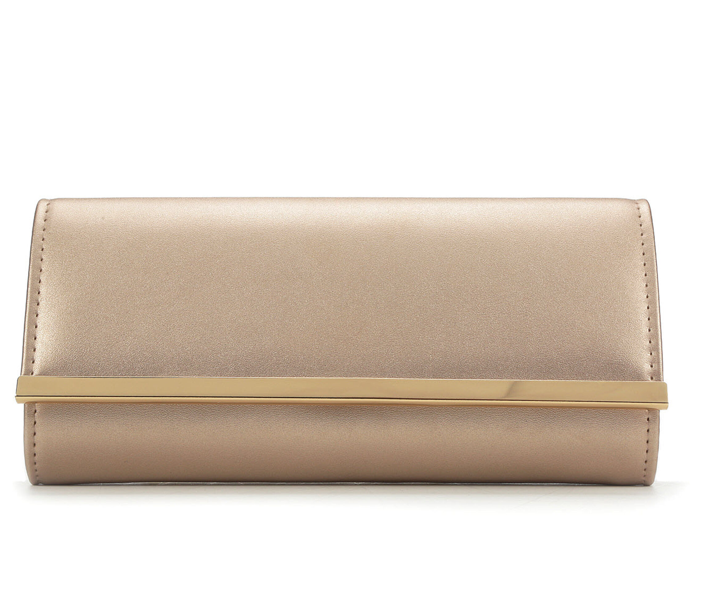 Four Seasons Handbags Faux Leather Evening Clutch (Pink)