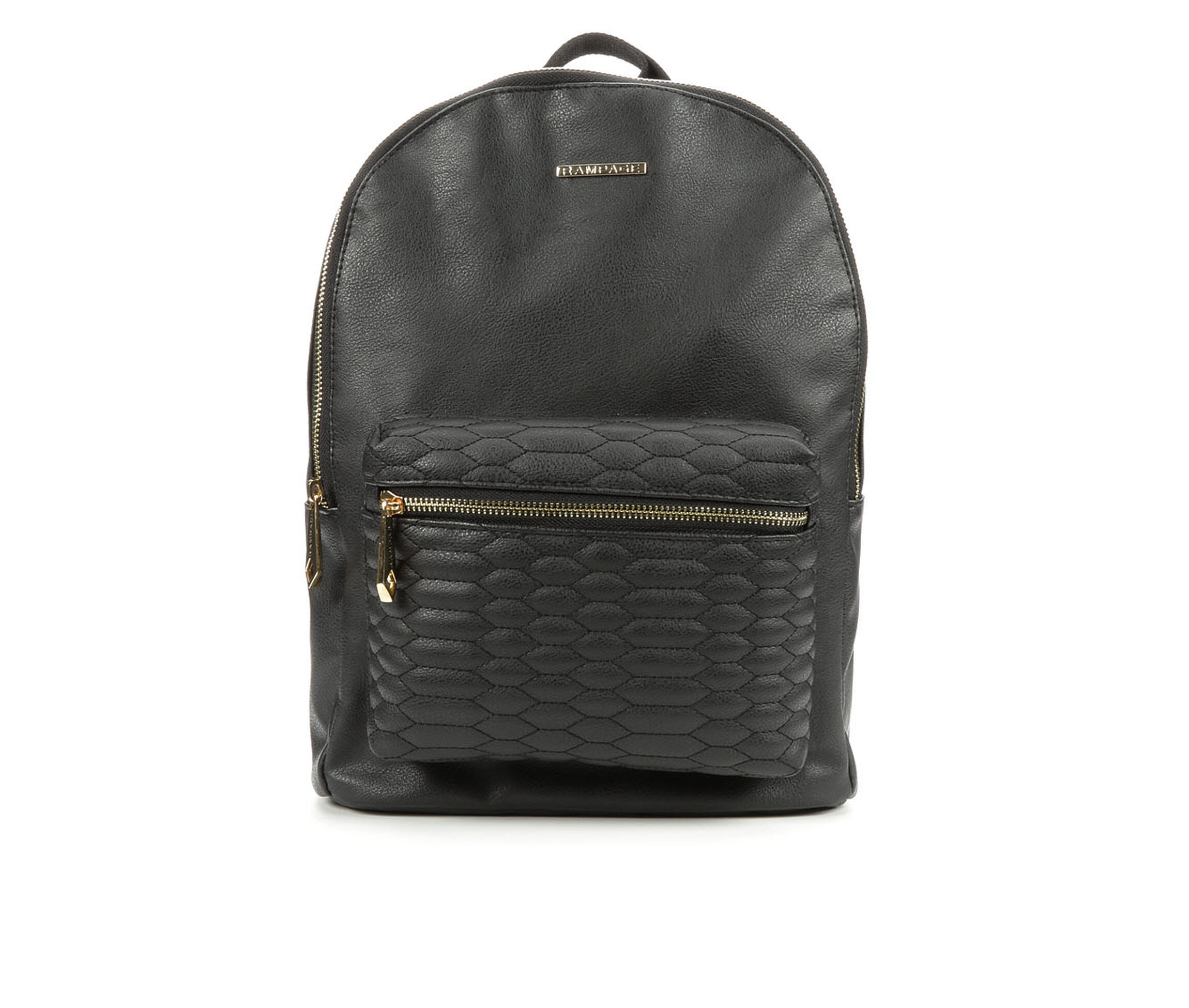 Rampage Snake Quilted Backpack (Black)
