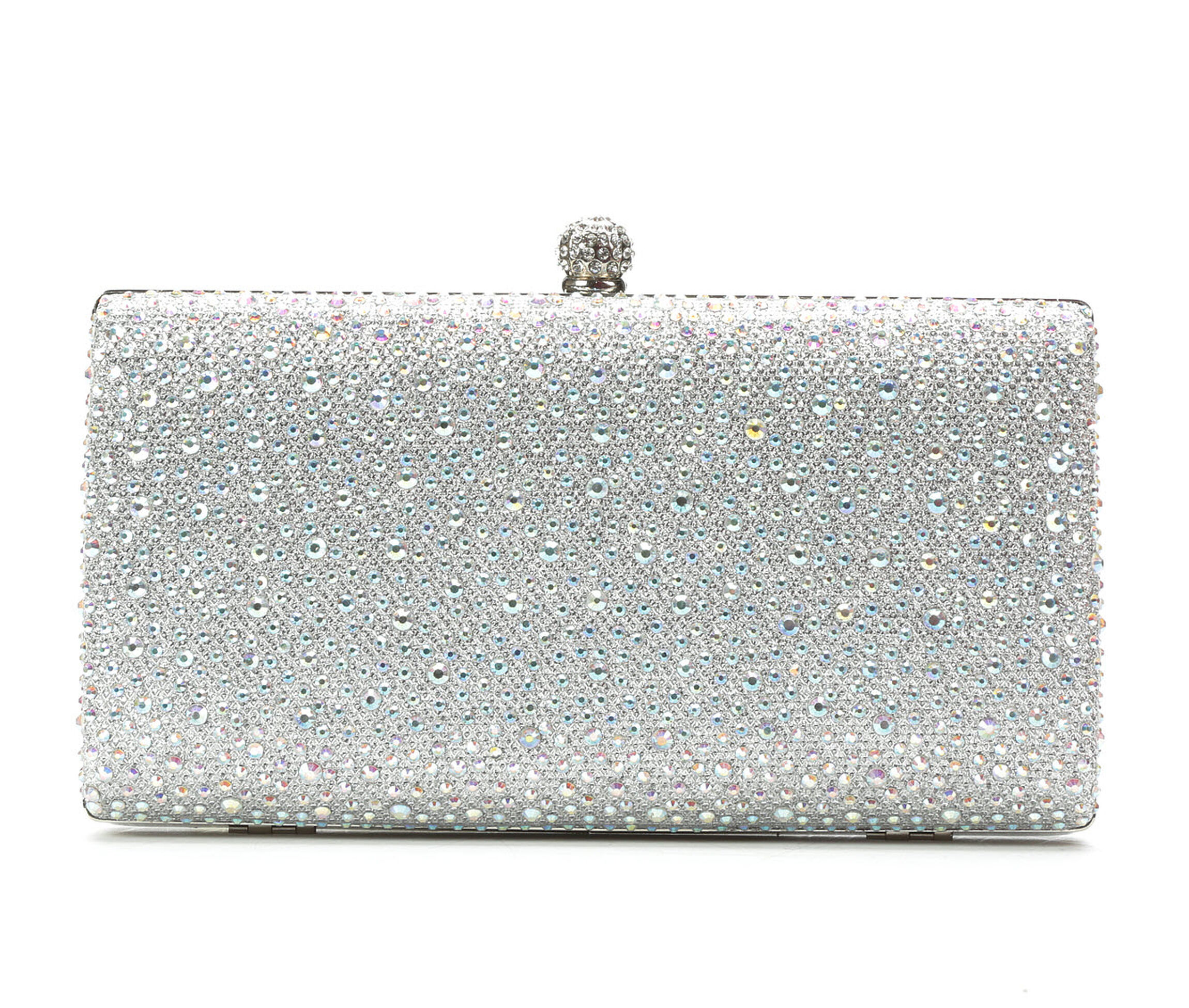 LLorraine Rock Candy Minaudiere Evening Clutch (Silver)