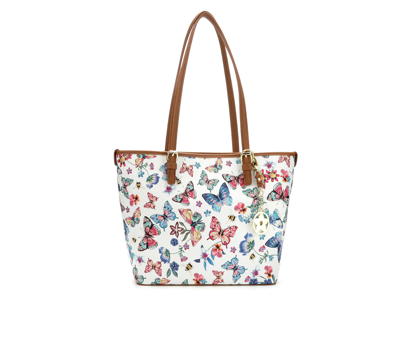 Bueno Of California Tote with Fob Handbag (Multicolor)