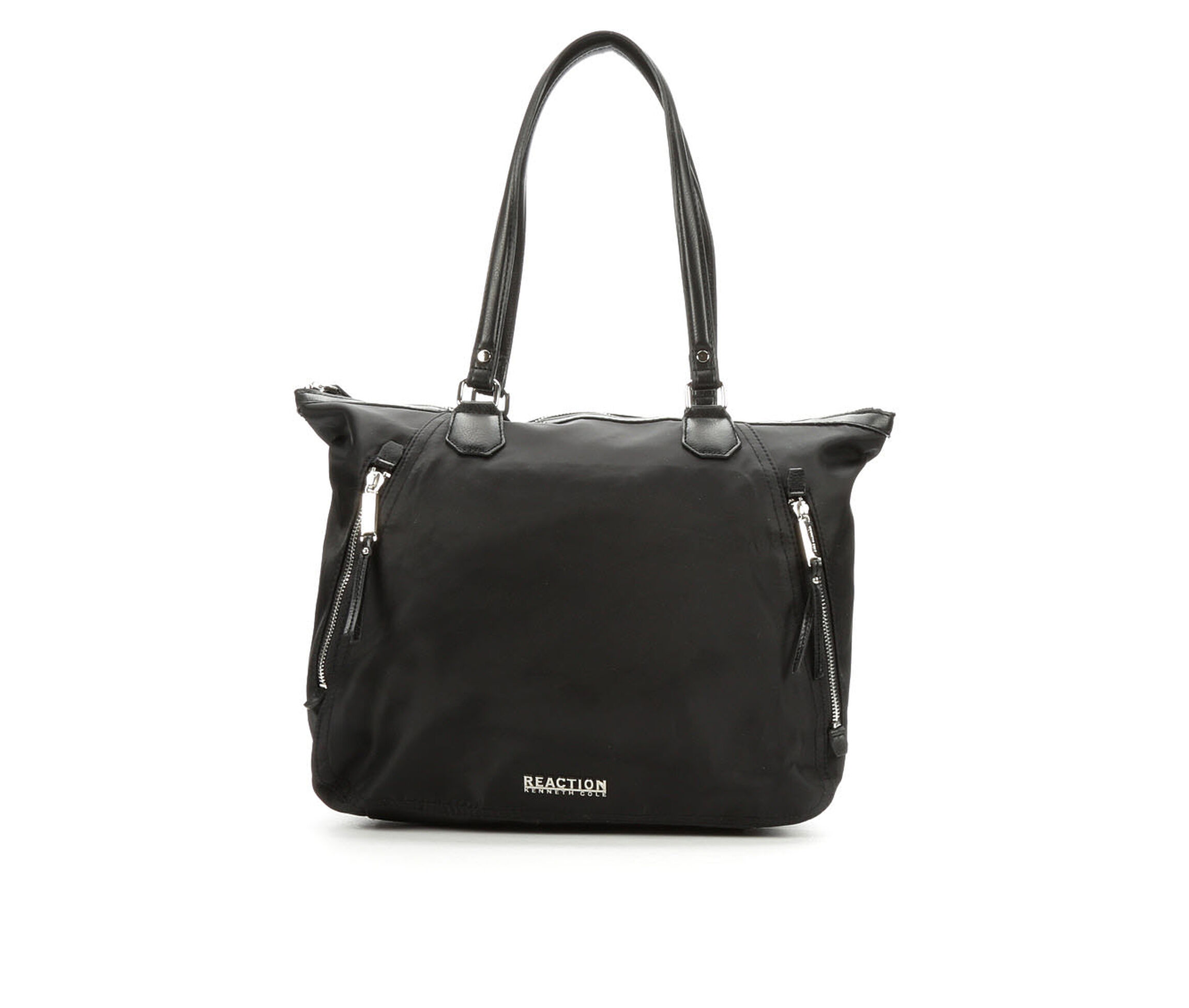 Kenneth Cole Reaction Kelly Nylon Tote Handbag (Black)