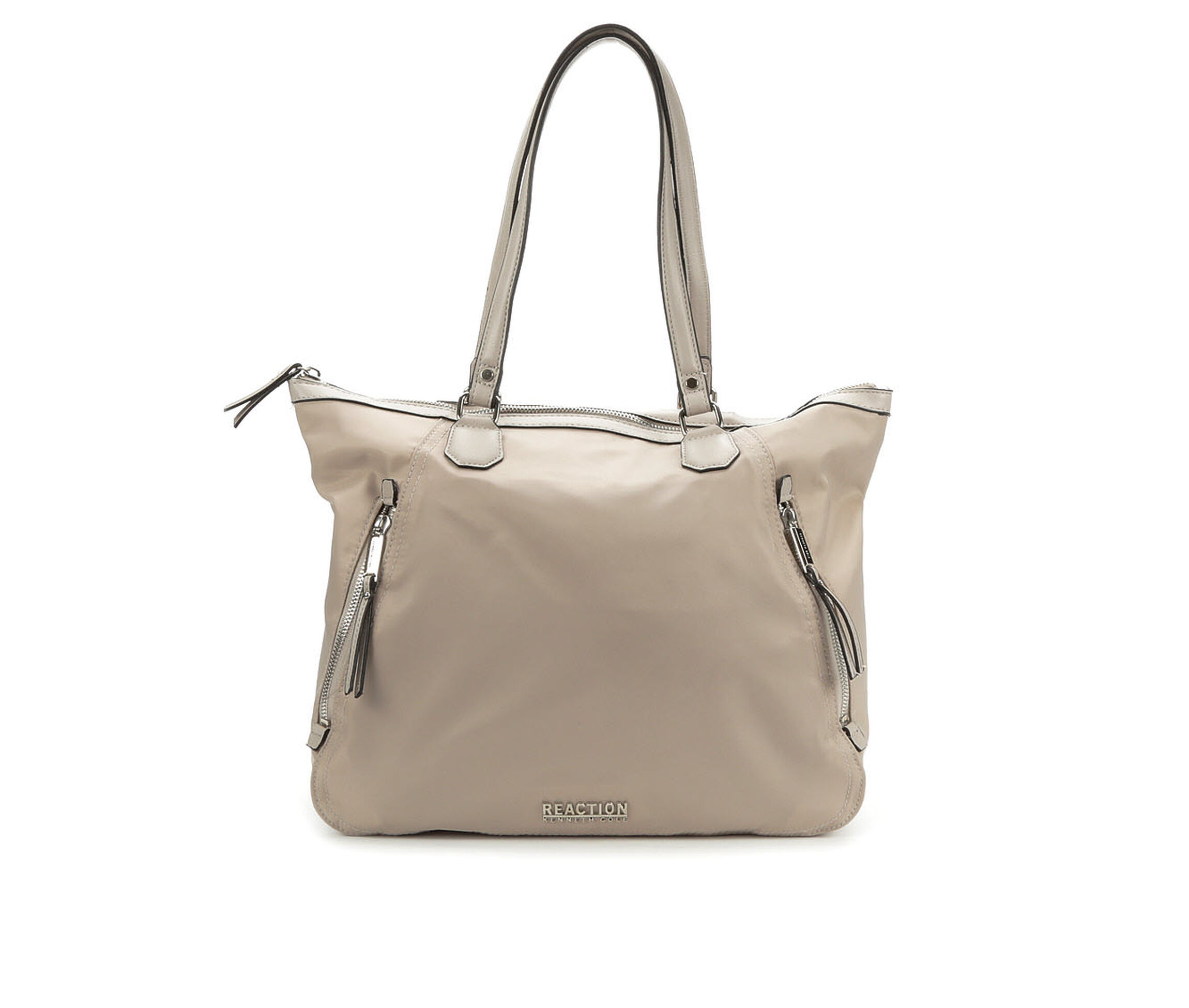 Kenneth Cole Reaction Kelly Nylon Tote Handbag (Grey)