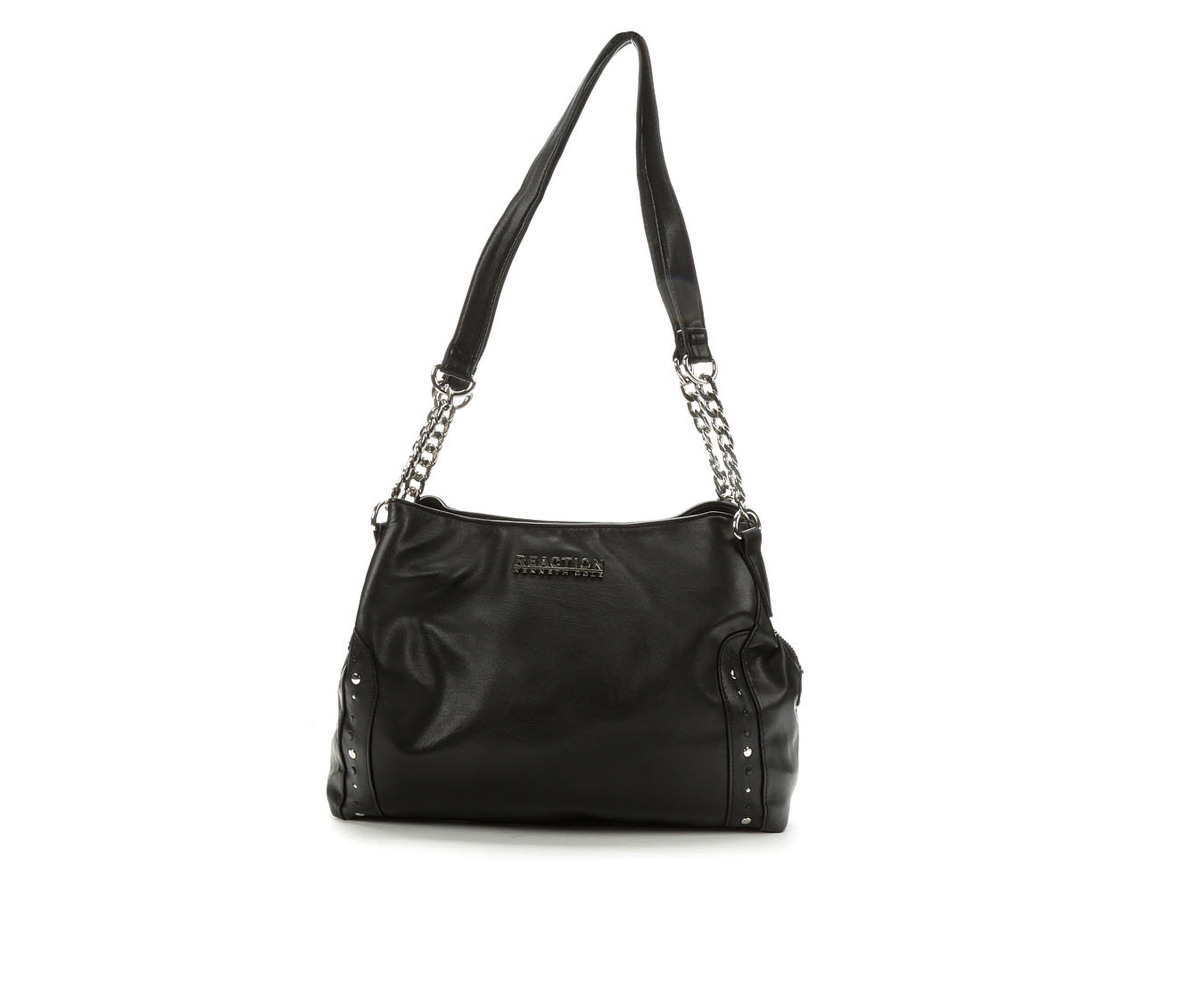 Kenneth Cole Reaction Berry Satchel Handbag (Black)