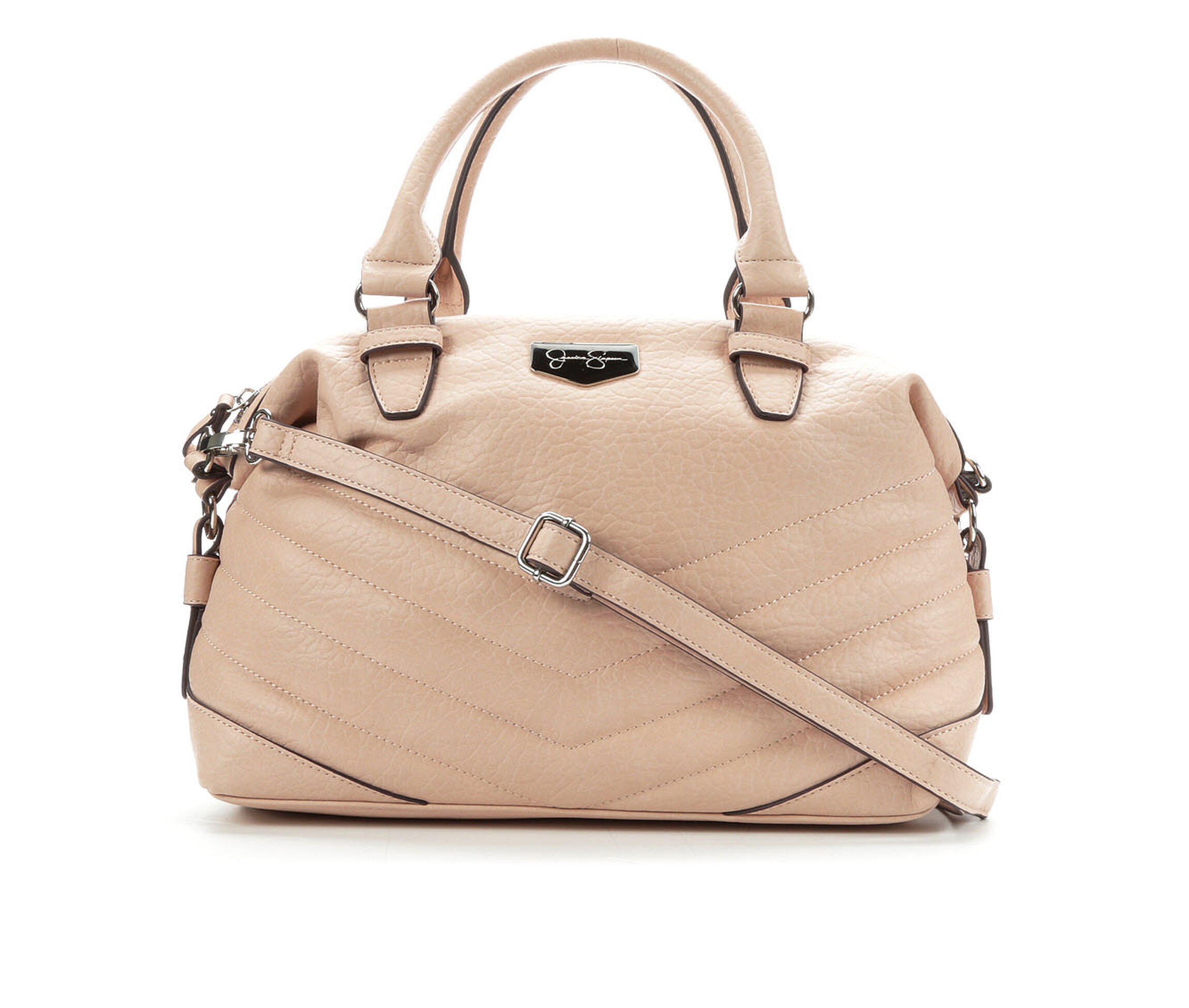 Jessica Simpson Jenita Dome Satchel (Pink)