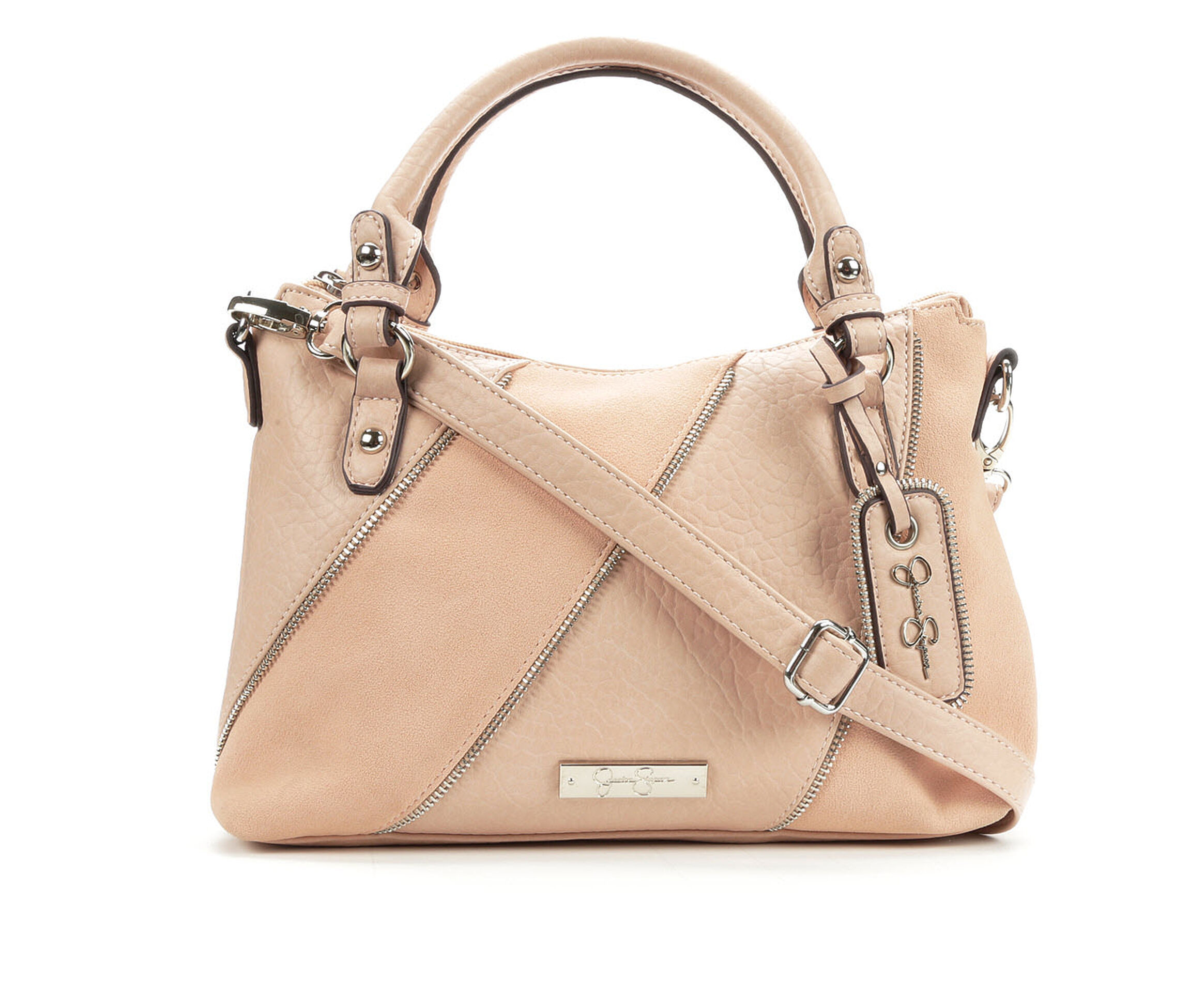 Jessica Simpson Mason Small Top Zip Satchel (Pink)