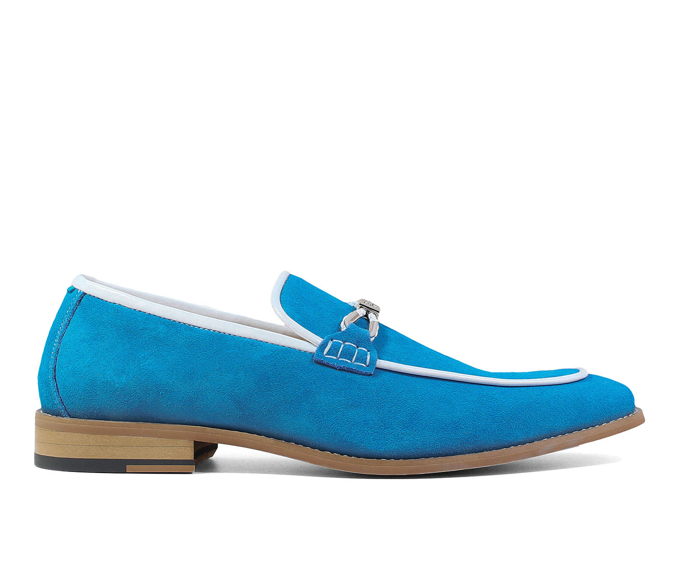 stacy adams blue suede shoes