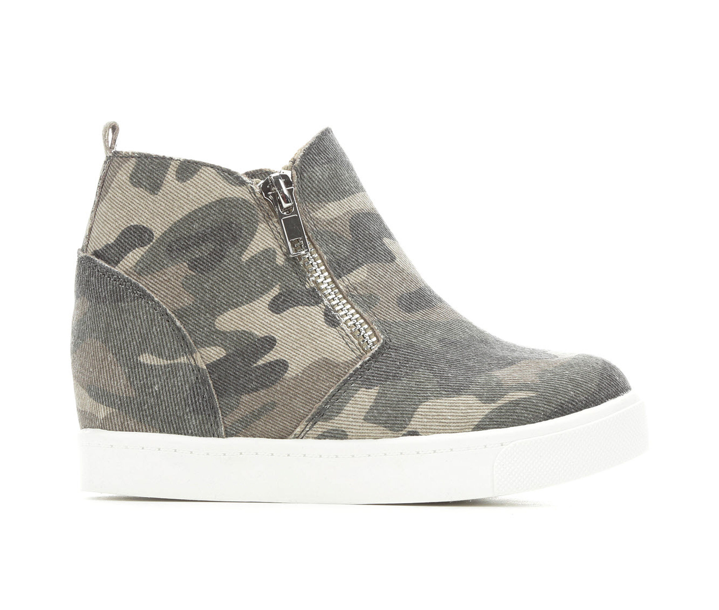 camo sneaker wedges