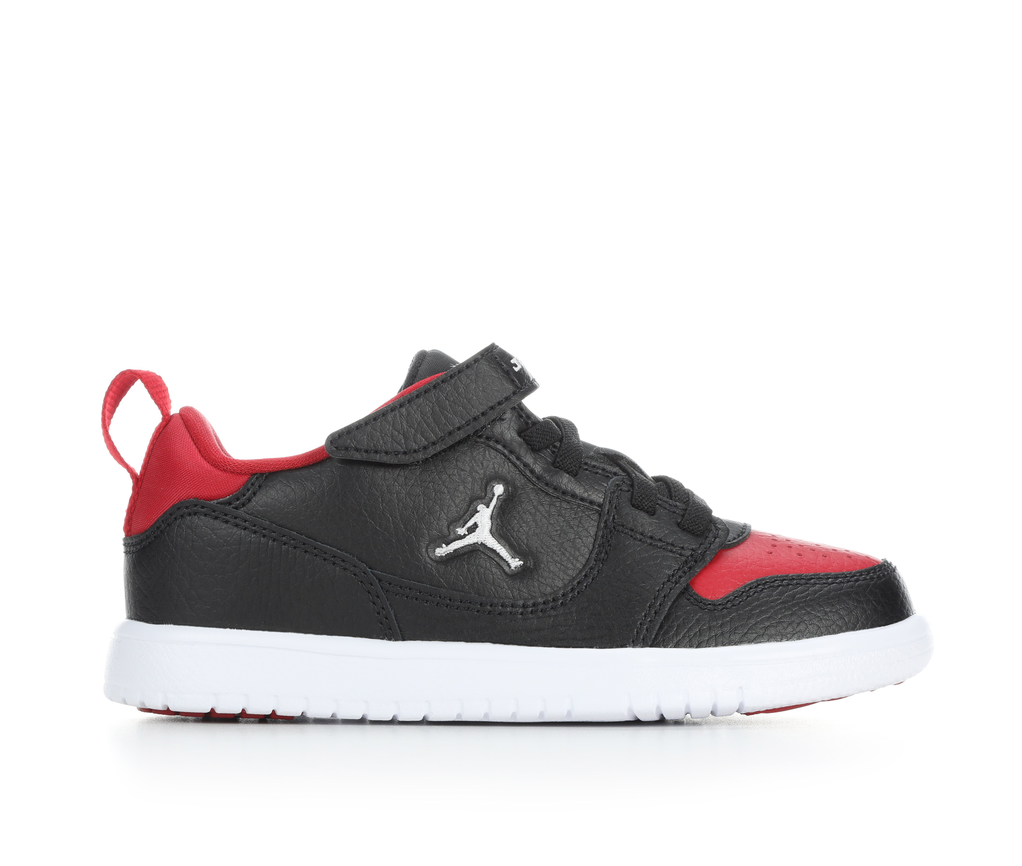 Boys' Jordan Little Kid Court Connect Low Sneakers - Black/Red/White