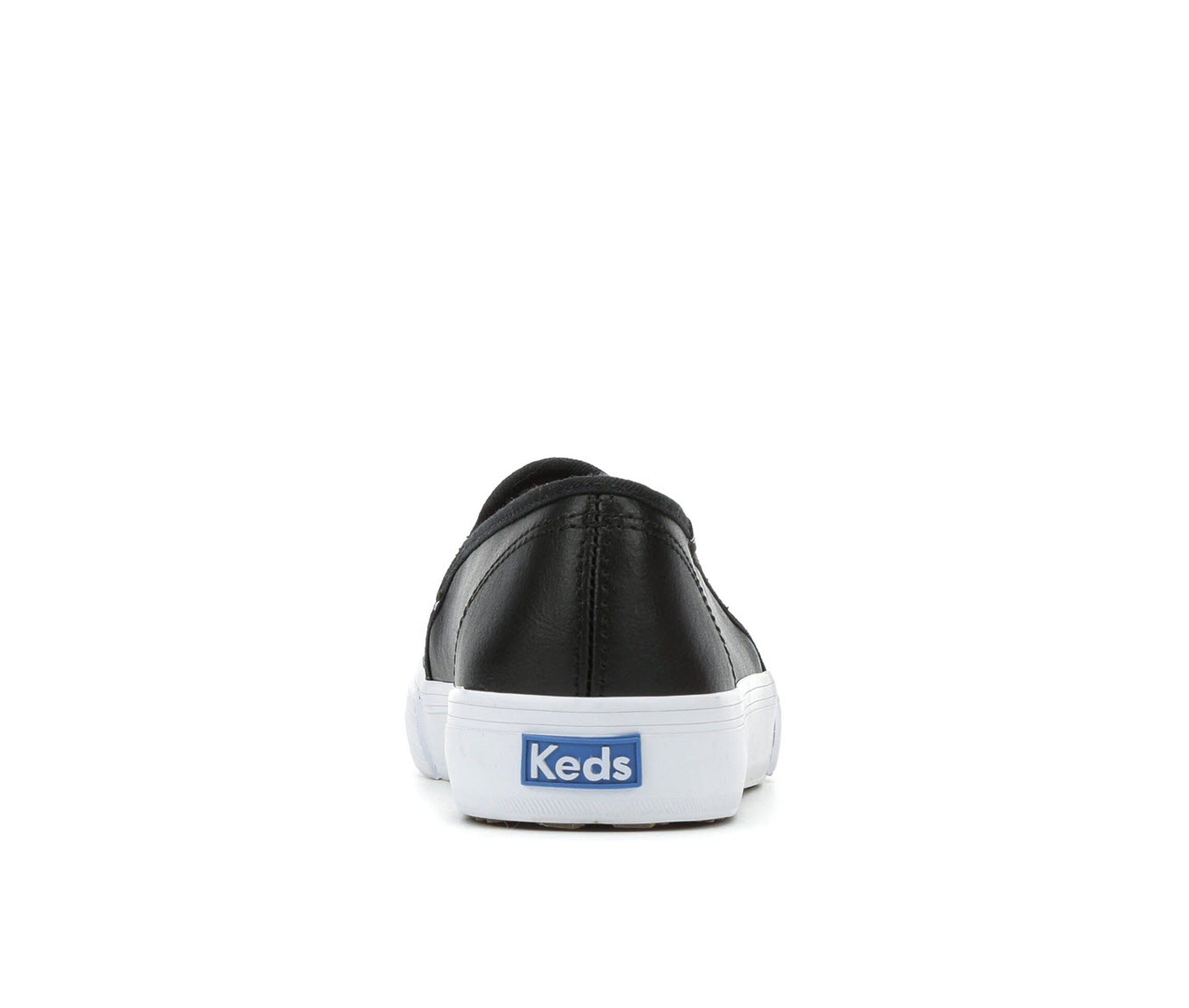 keds double decker leather slip on