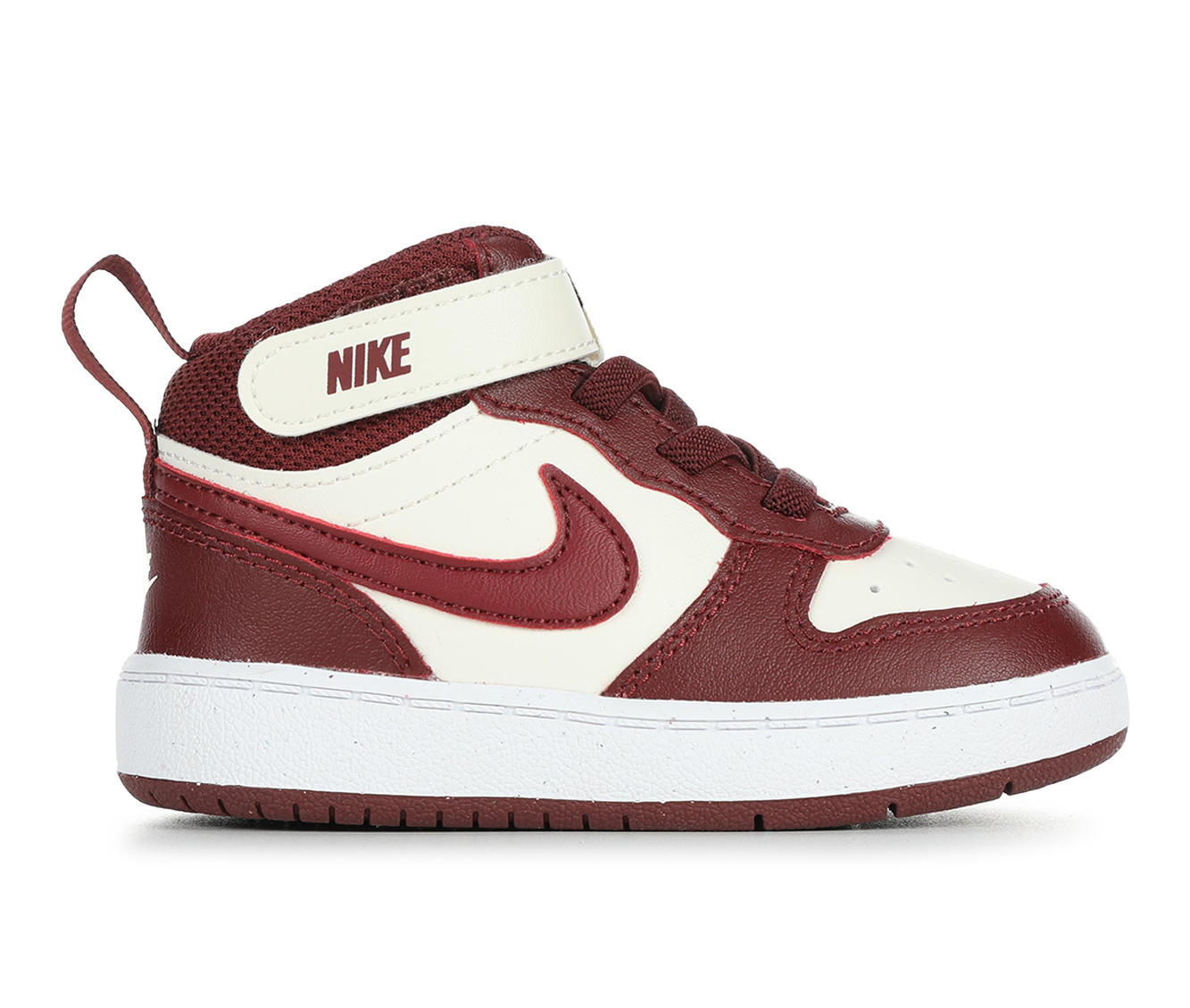 Kids' Nike Infant & Toddler Court Borough Mid 2 Sneakers - Pearl/TeamRed