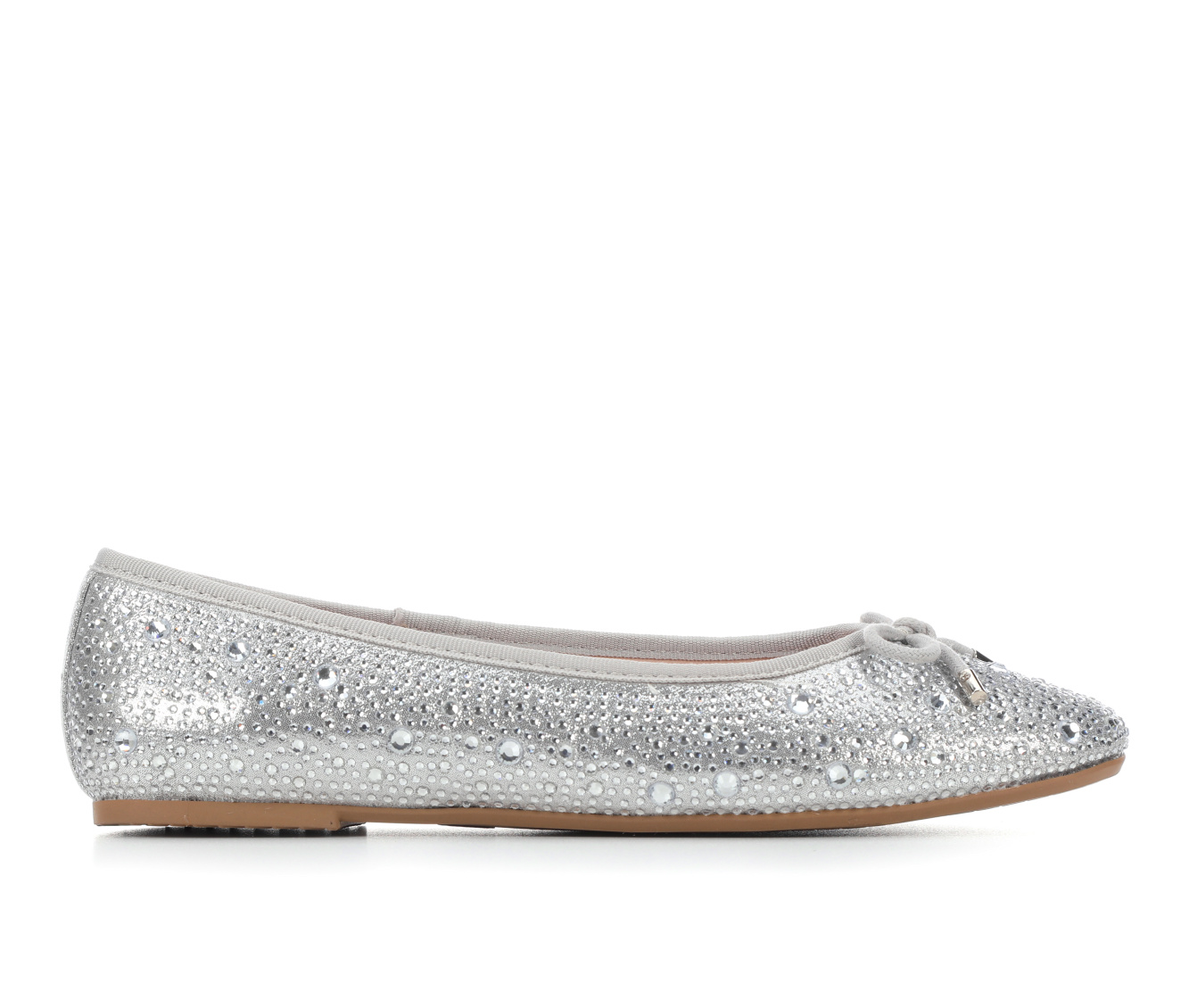 Women's Soda Paint-S Flats - Silver