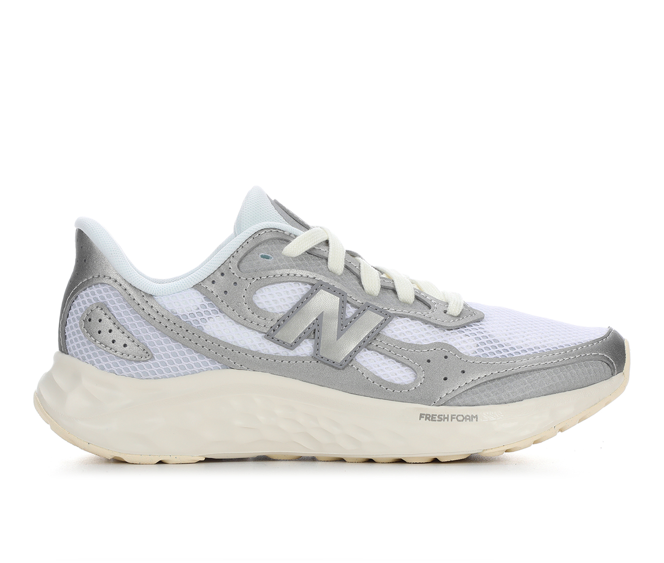 Women's New Balance Arishi Lux Running Shoes - Silver/White