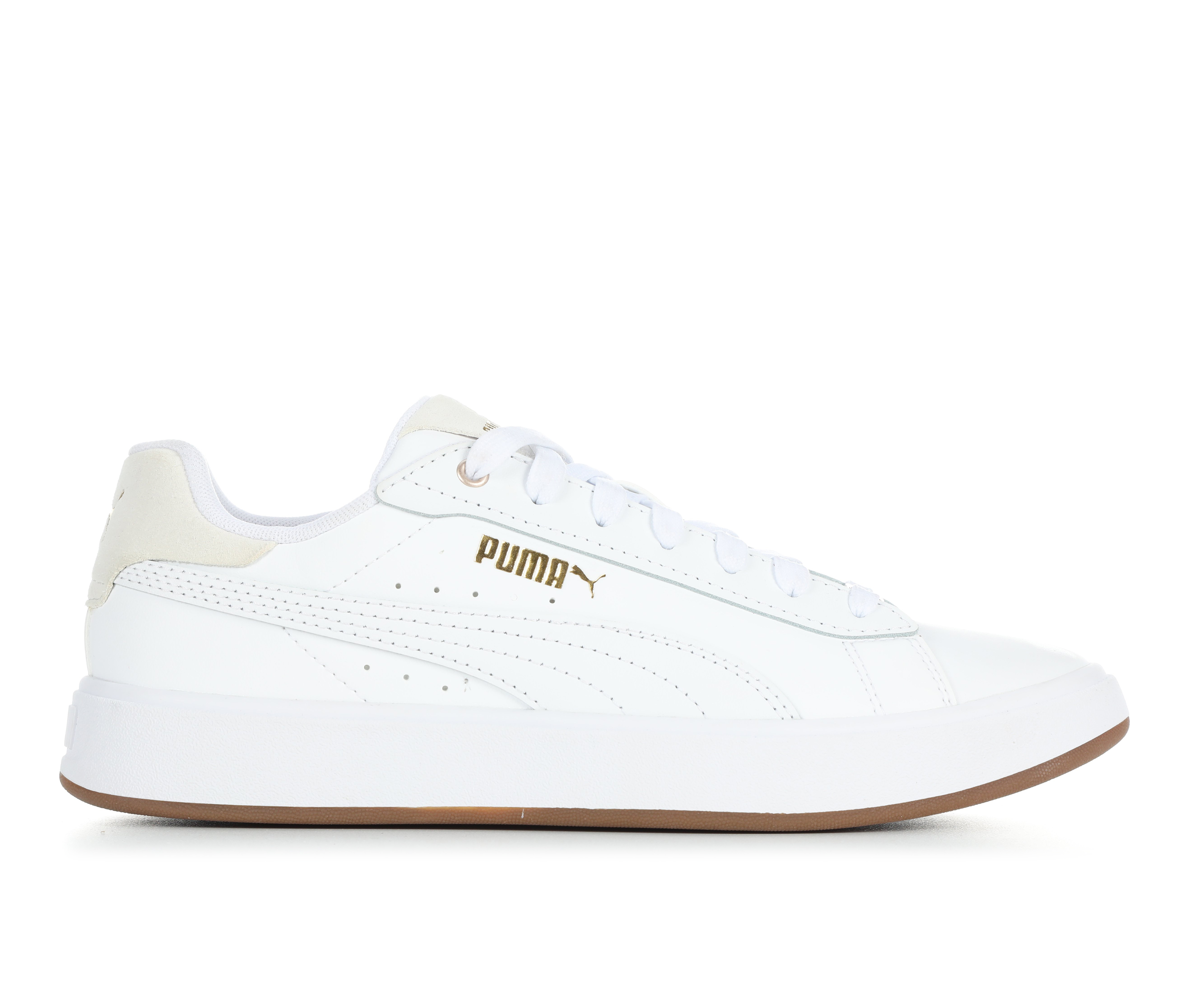 Women's Puma Aveline Sneakers - White/Gum