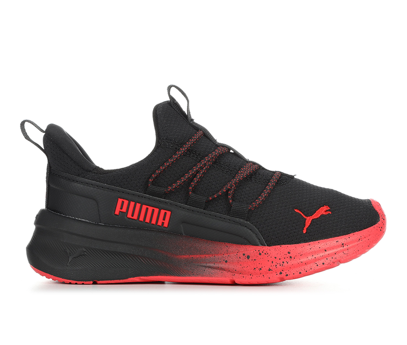 Boys' Puma One4All 2.0 Preschool Boys 10.5-3.5 Running Shoes - Black/Red/Fade