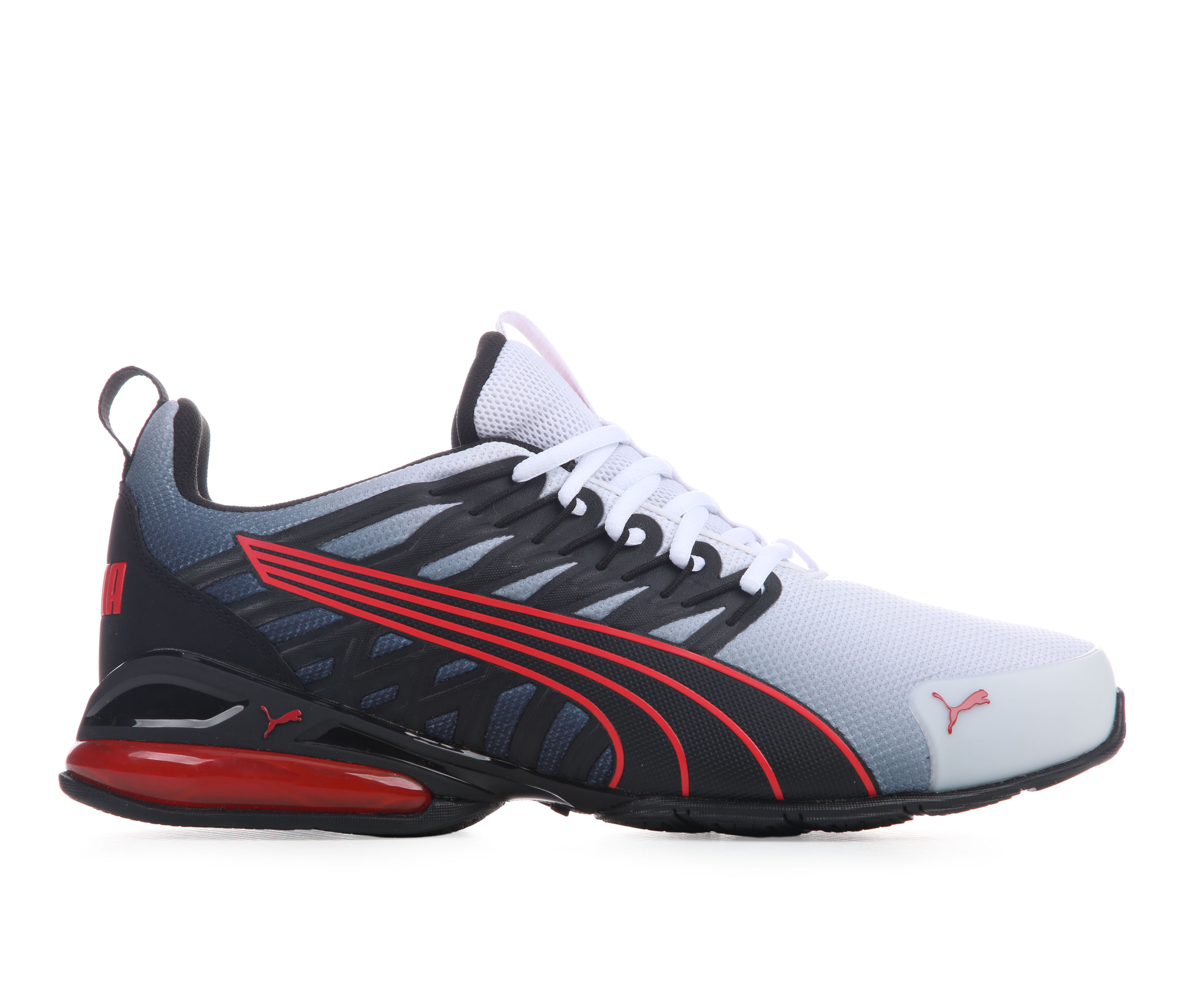 Men's Puma Voltaic Evo Sneakers - White/Black/Red