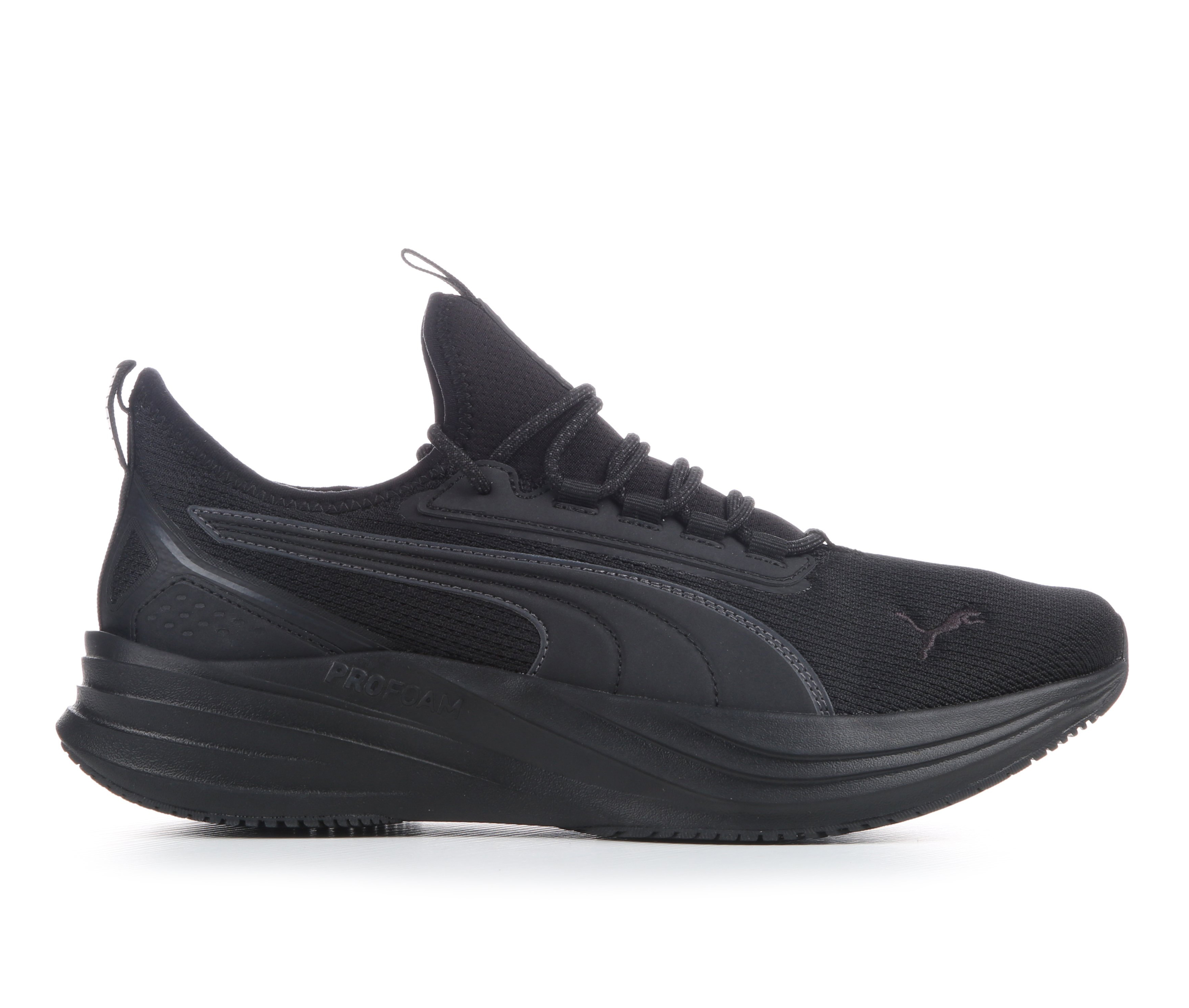 Men's Puma Darter Pro 2 LS Running Shoes - Black/Black