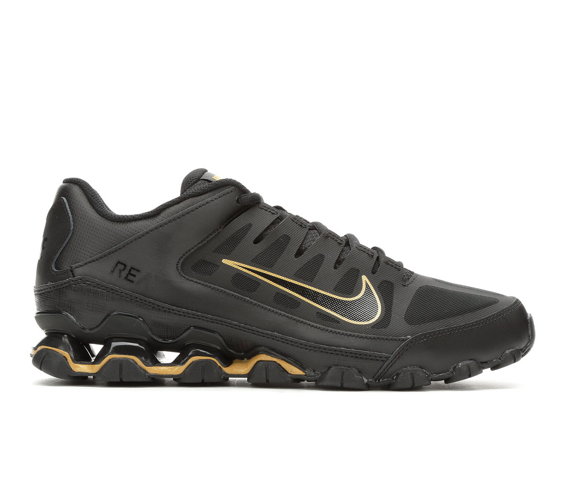 Men's Nike Reax 8 Mesh Training Shoes - Blk/Gld 020