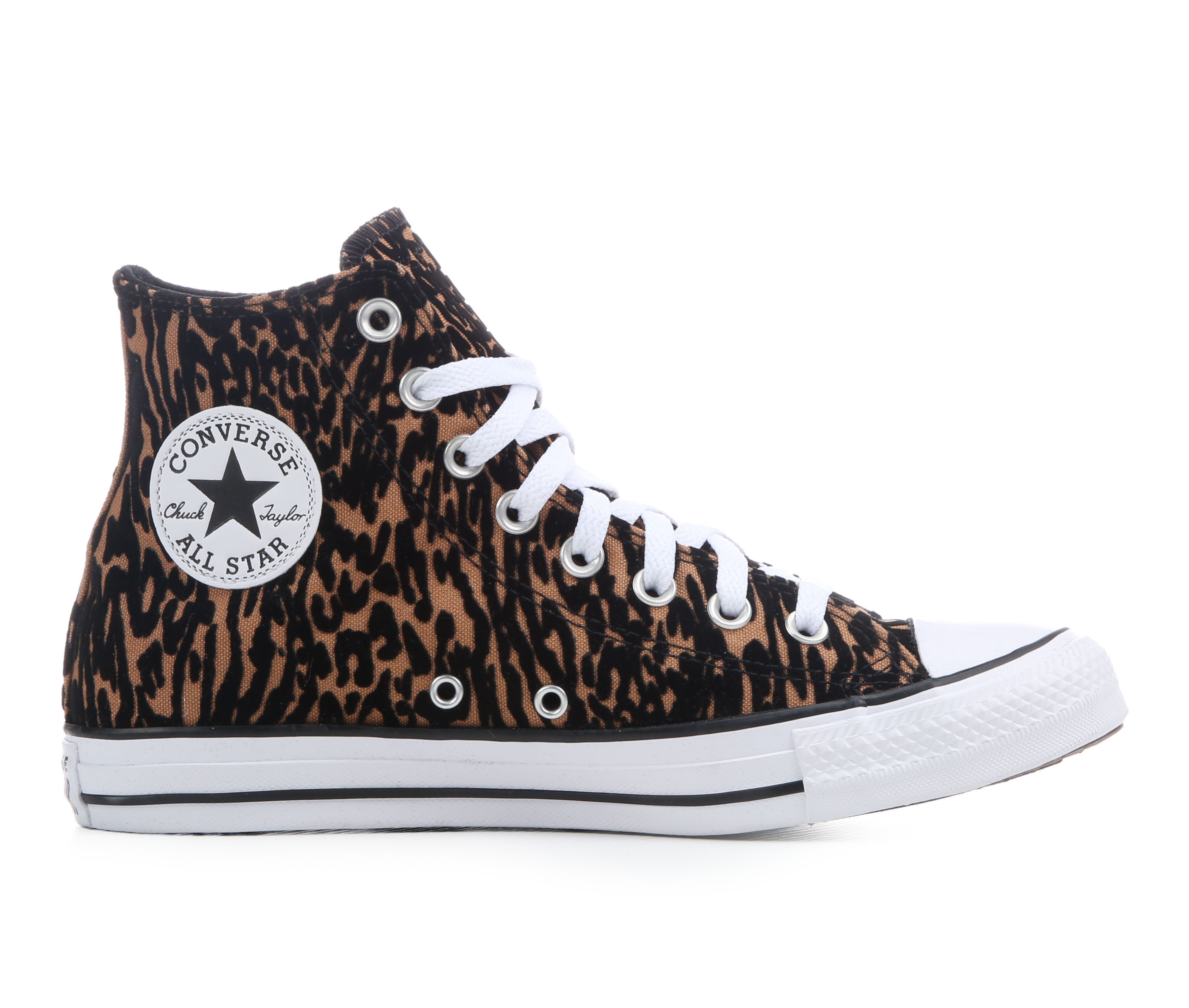 Adults' Converse Chuck Taylor All Star Canvas Hi Sneakers - Brown/White