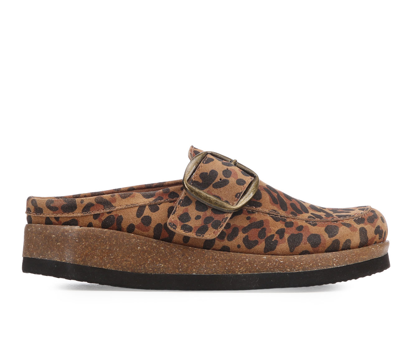 Women's White Mountain Bueno Clogs - Brown Leopard