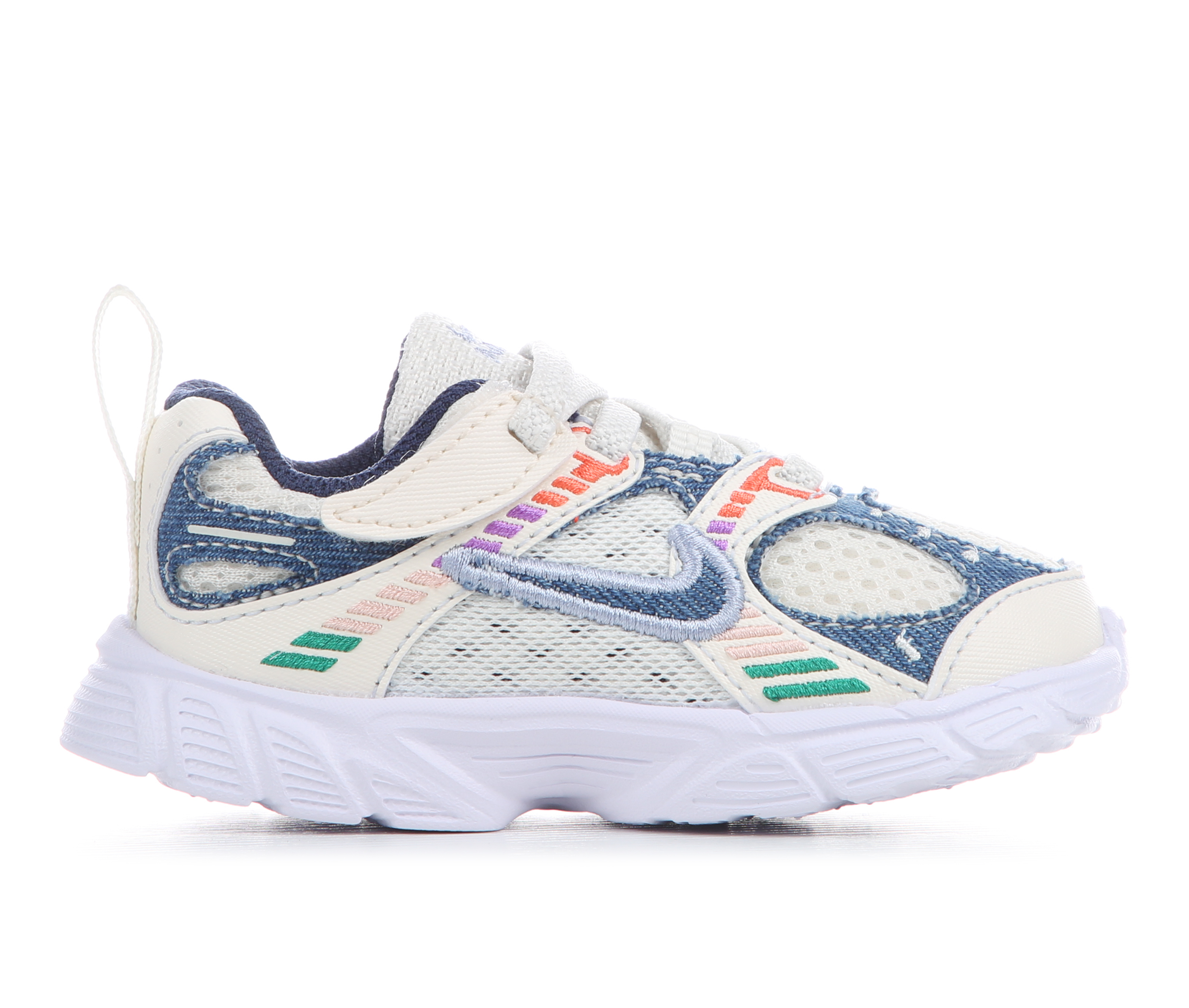 Girls' Nike Infant & Toddler V5 Runner SE Running Shoes - Pearl/Nvy/Denim