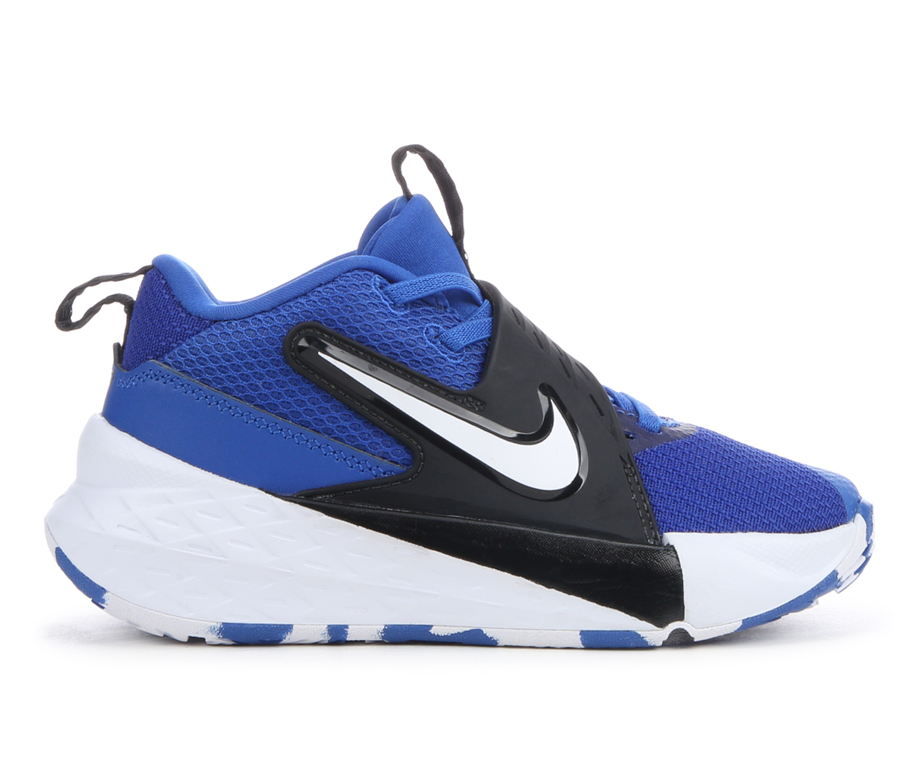 Boys' Nike Little Kid Team Hustle D12 Basketball Shoes - Royal/White/Blk