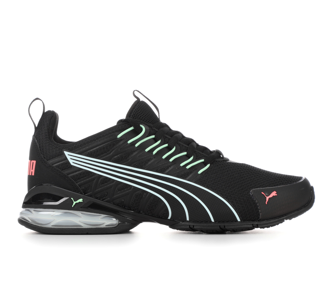 Women's Puma Voltaic Evo Sneakers - Blk/Turq/Pink