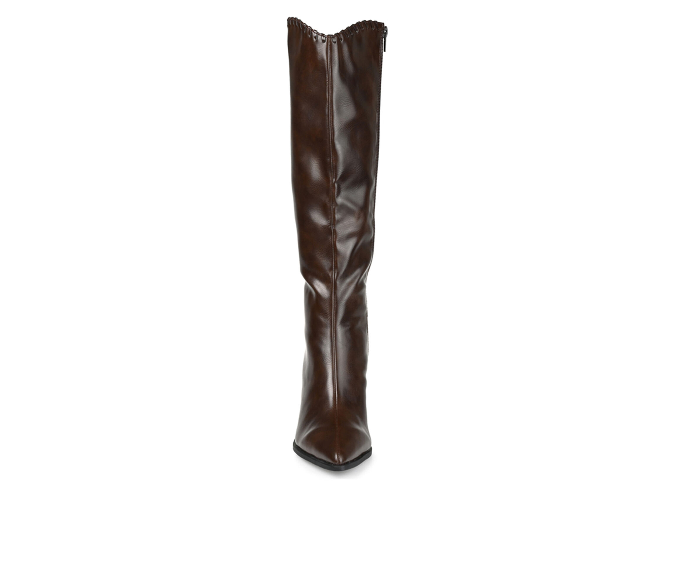 Women's Journee Collection Daria Extra Wide Calf Knee High Boot in Brown Size 8.5 Medium