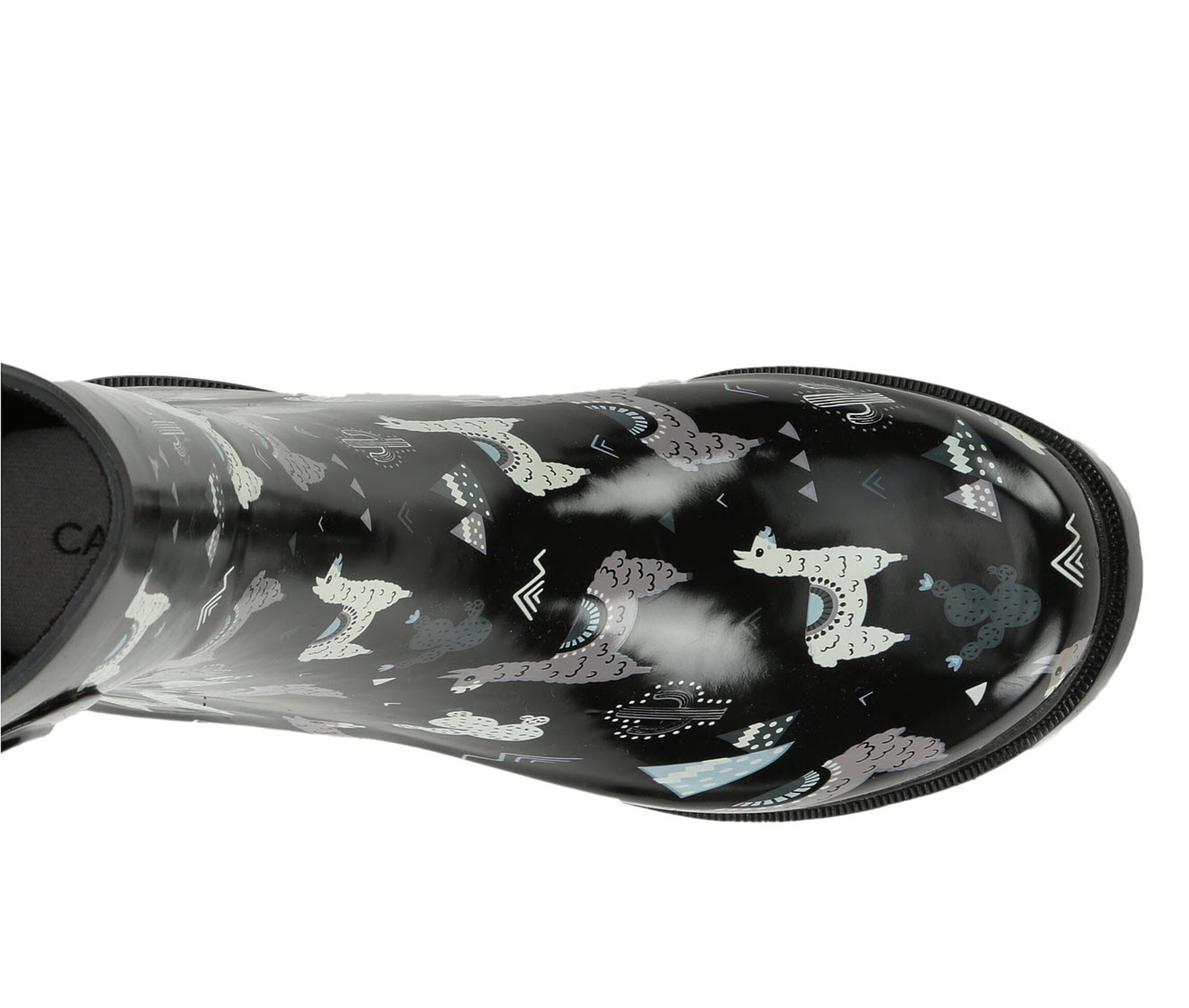 llama rain boots