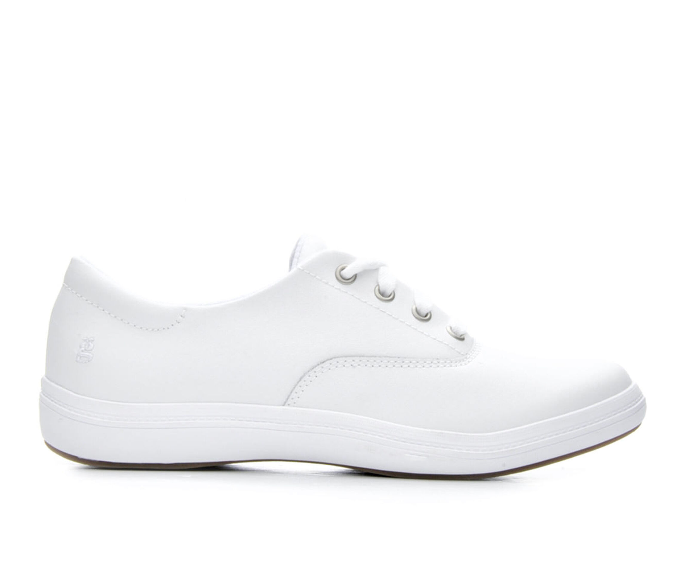 grasshopper white leather sneakers
