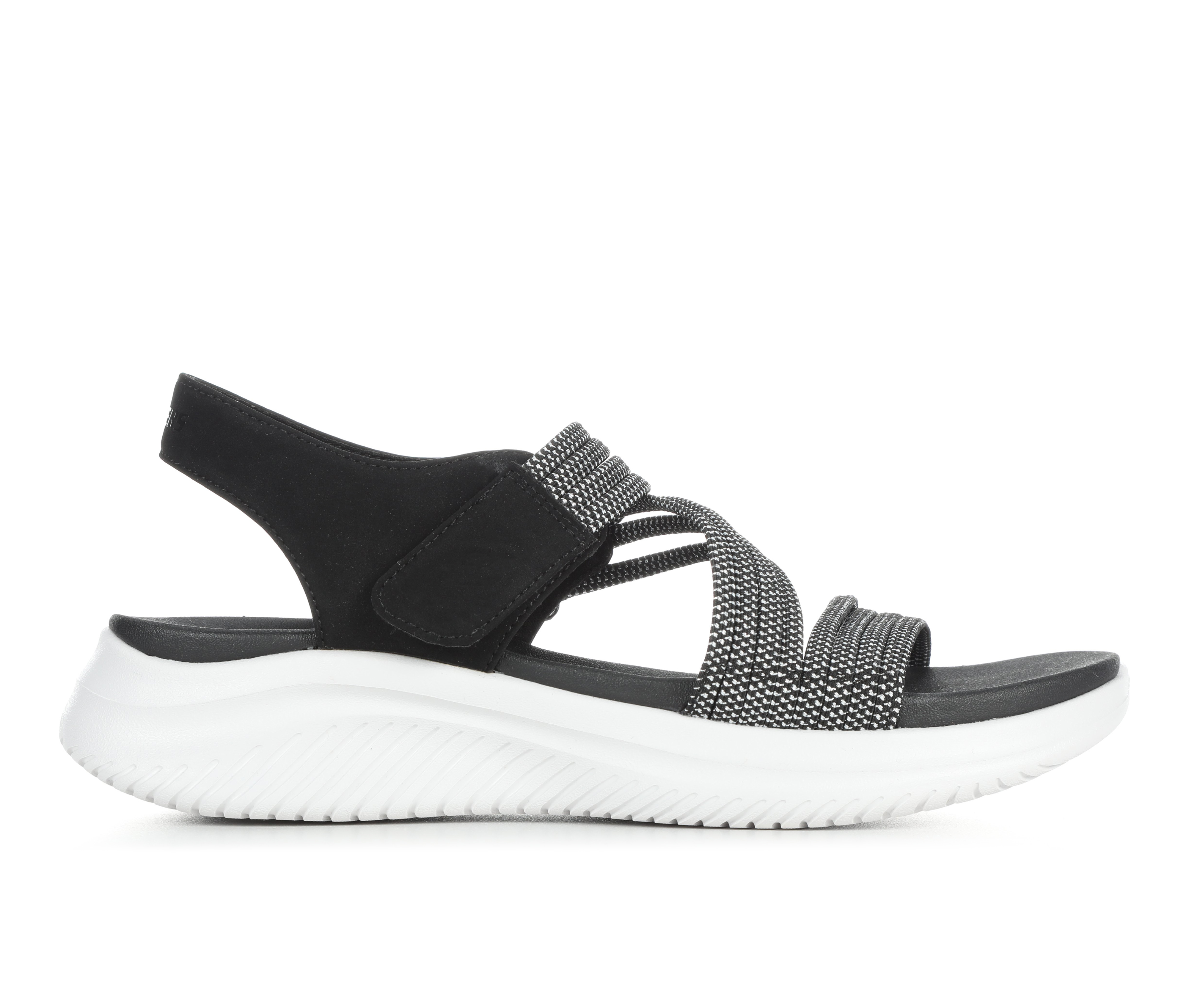Women's Skechers Ultra Flex 3.0 164089 Outdoor Sandals - Black
