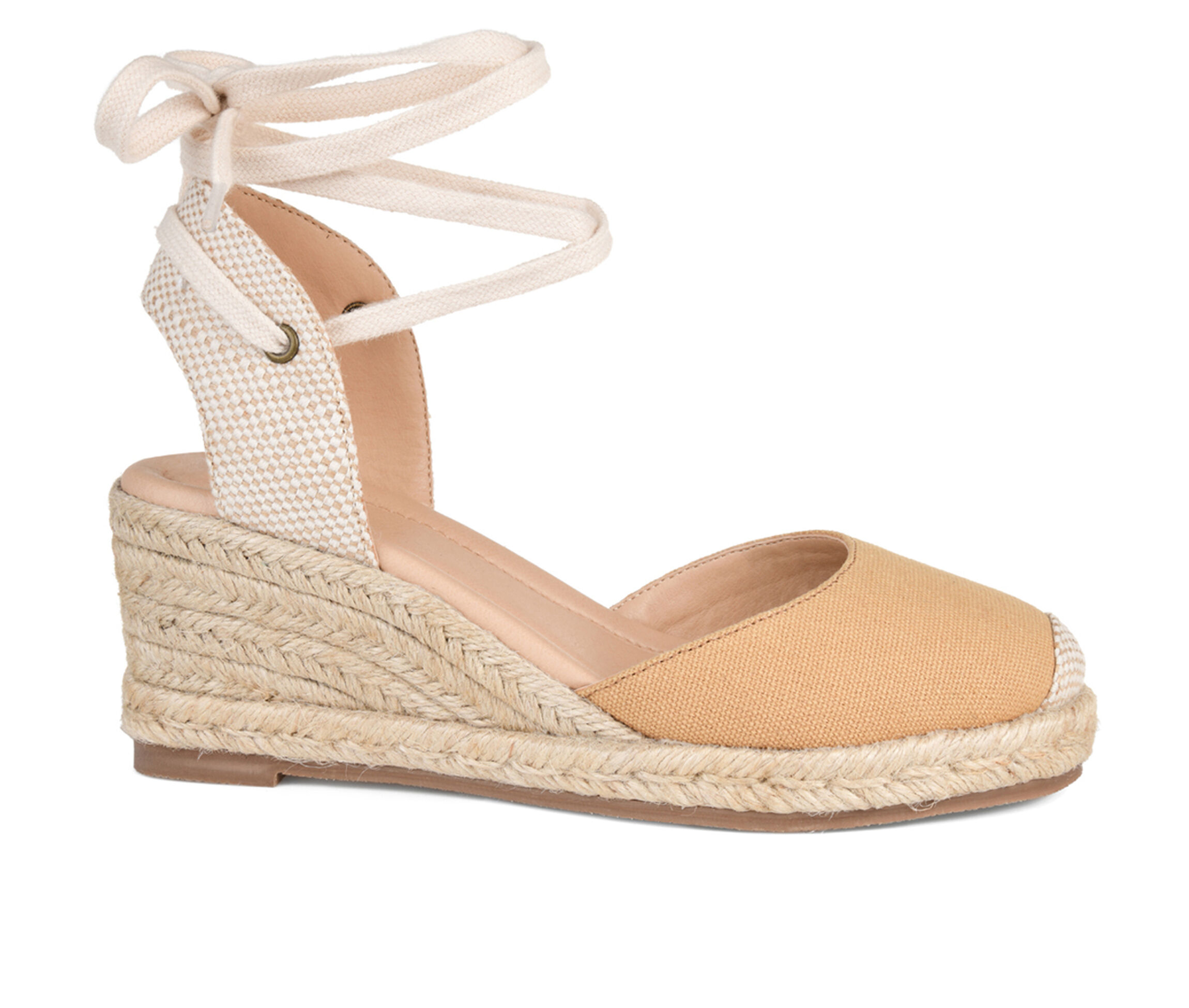 journee collection monte espadrille wedge sandal