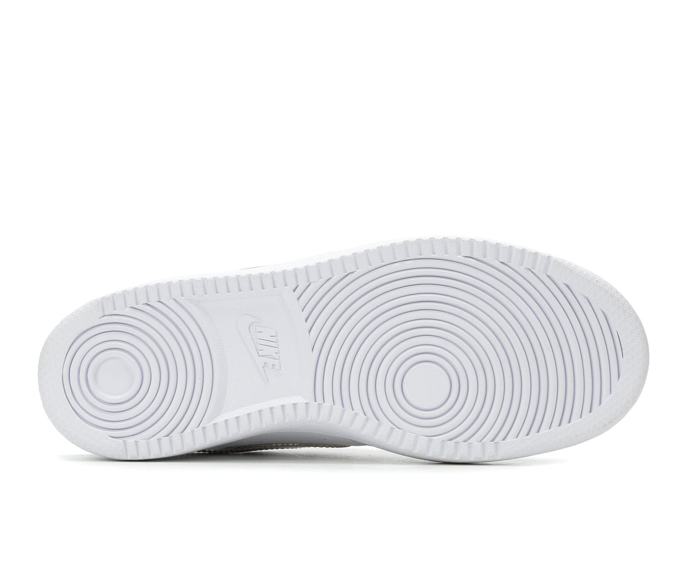 nike white iridescent court vision trainers