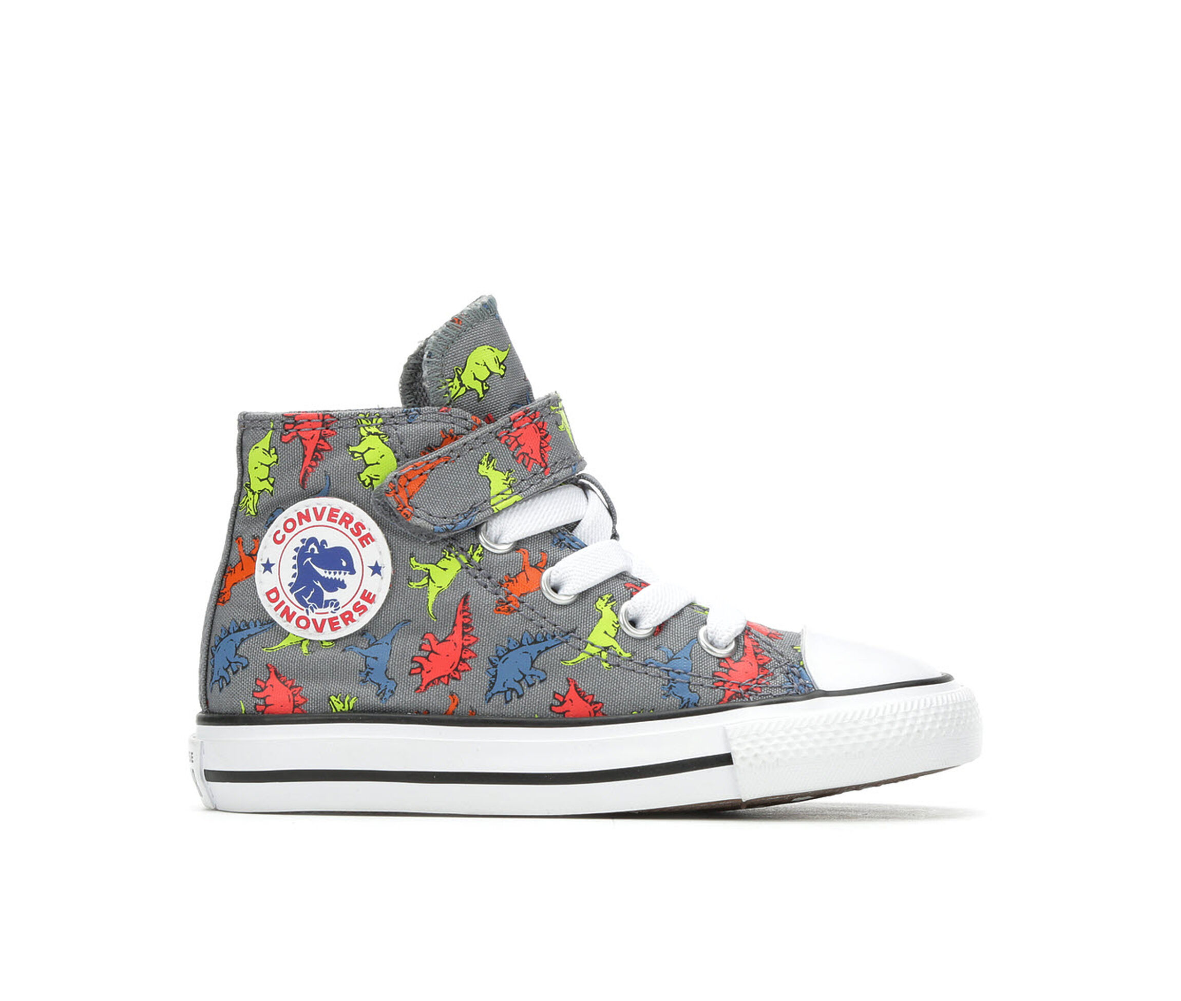 childrens white high top converse