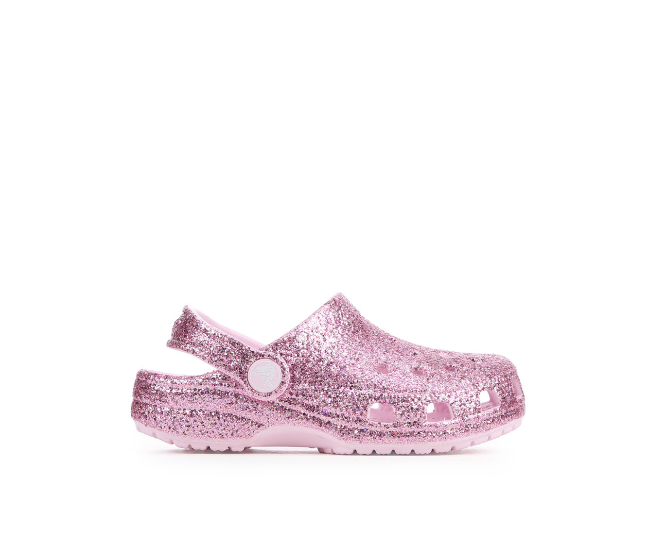 Girls' Crocs Toddler Classic Glitter 2 Clogs - Pink Milk