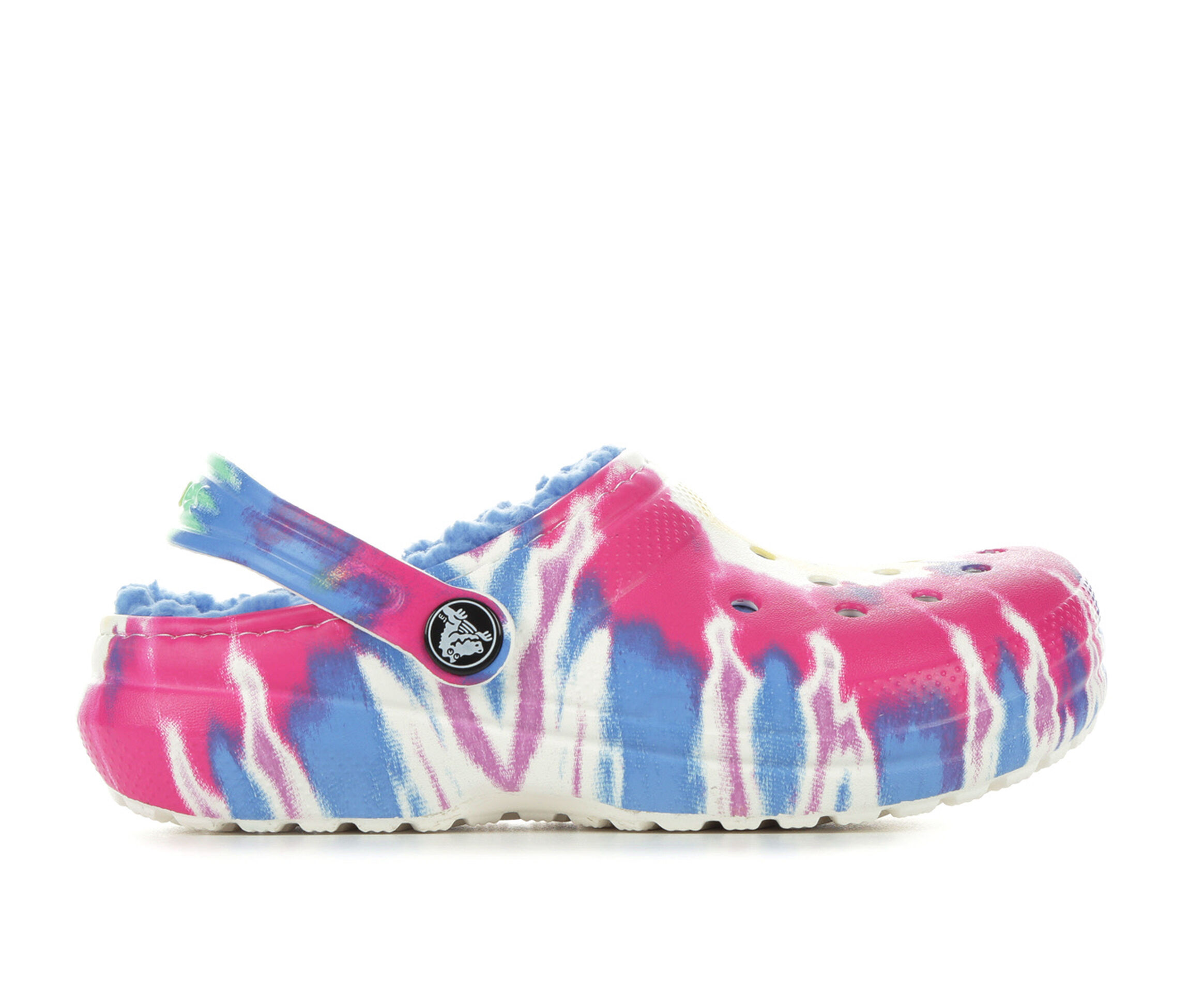womens tie dye lined crocs