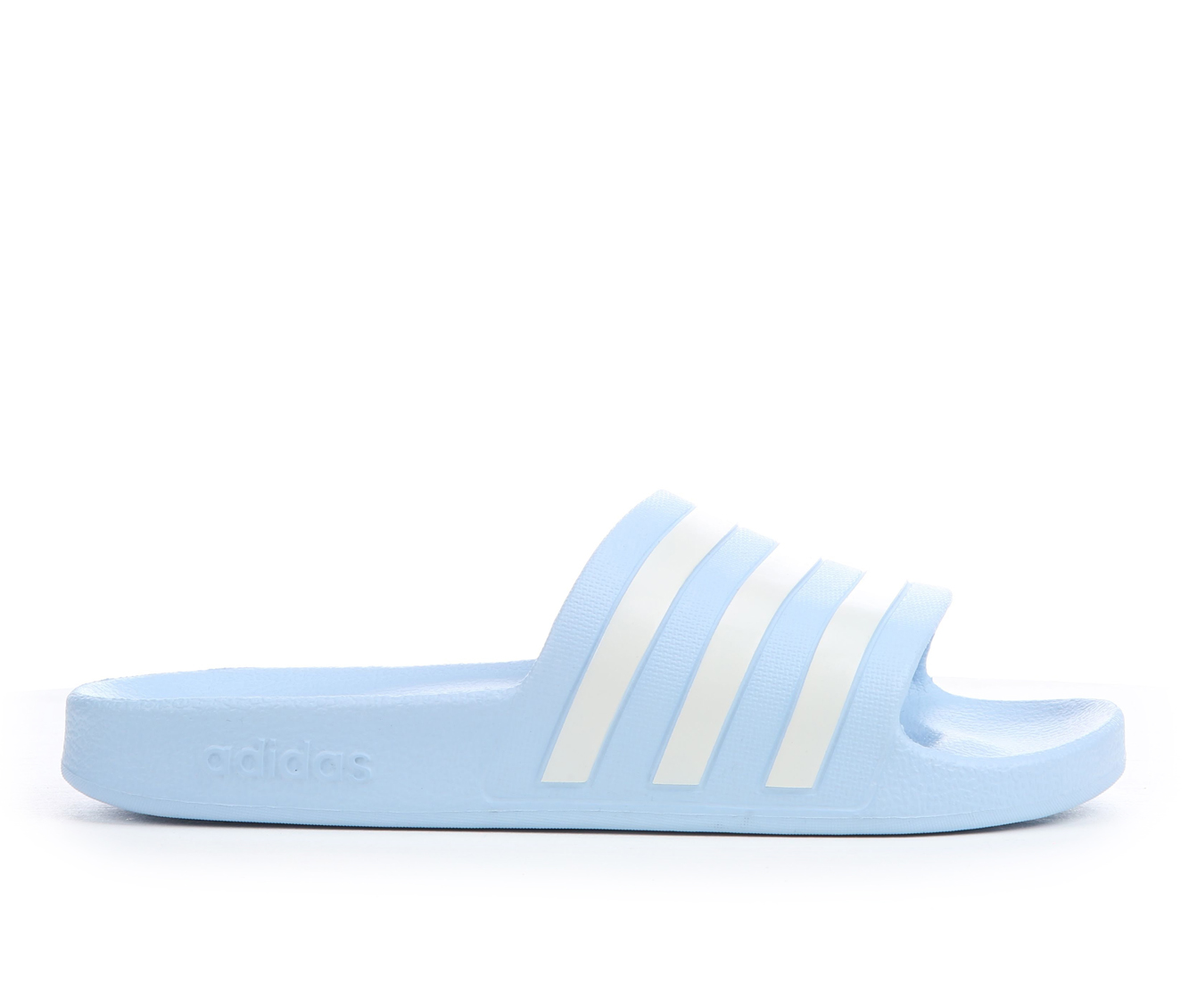 Adults' Adidas Adilette Aqua Sport Slides - Blue Met