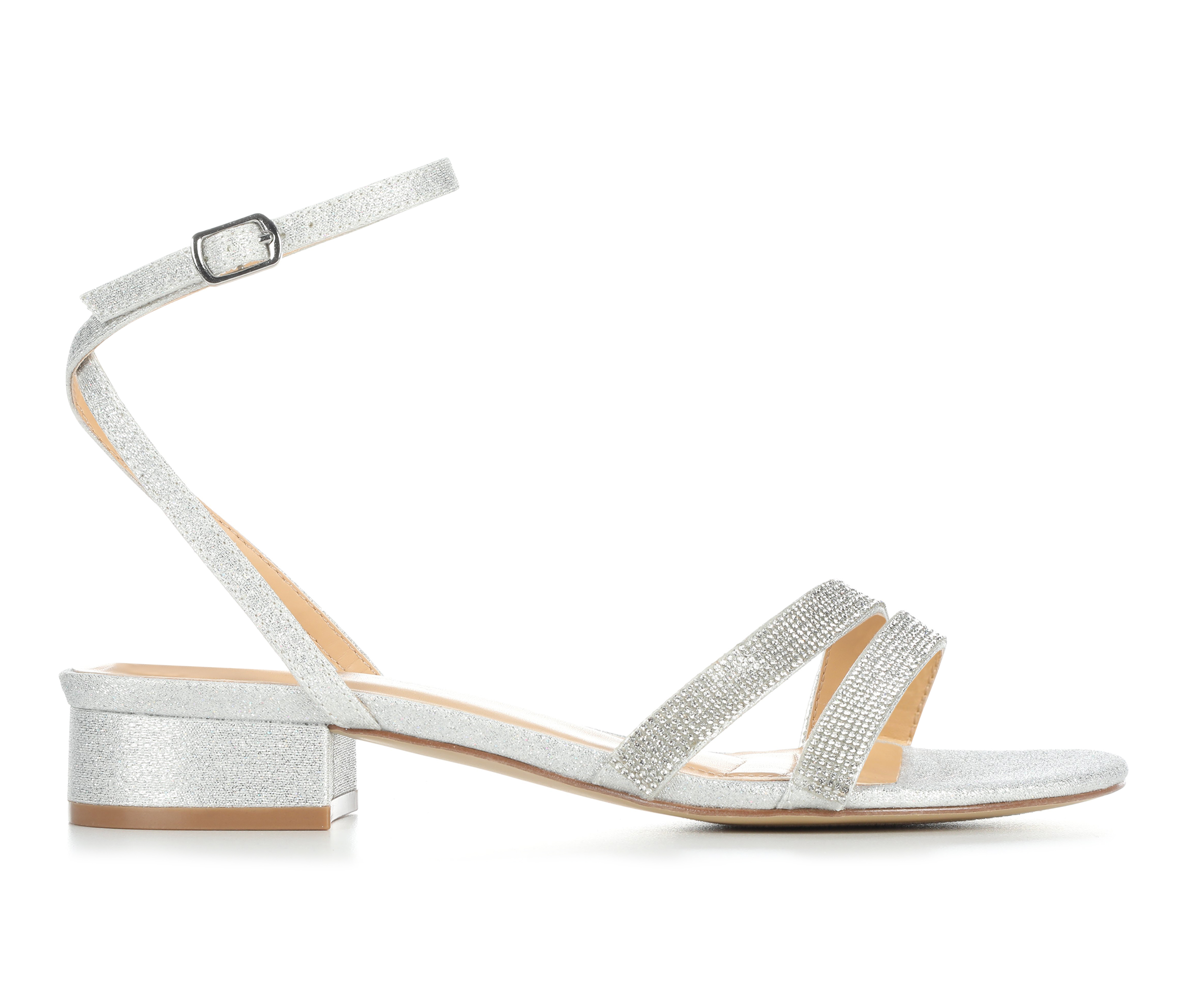 American Glamour BadgleyM Lorelei Special Occasion Shoes - Silver