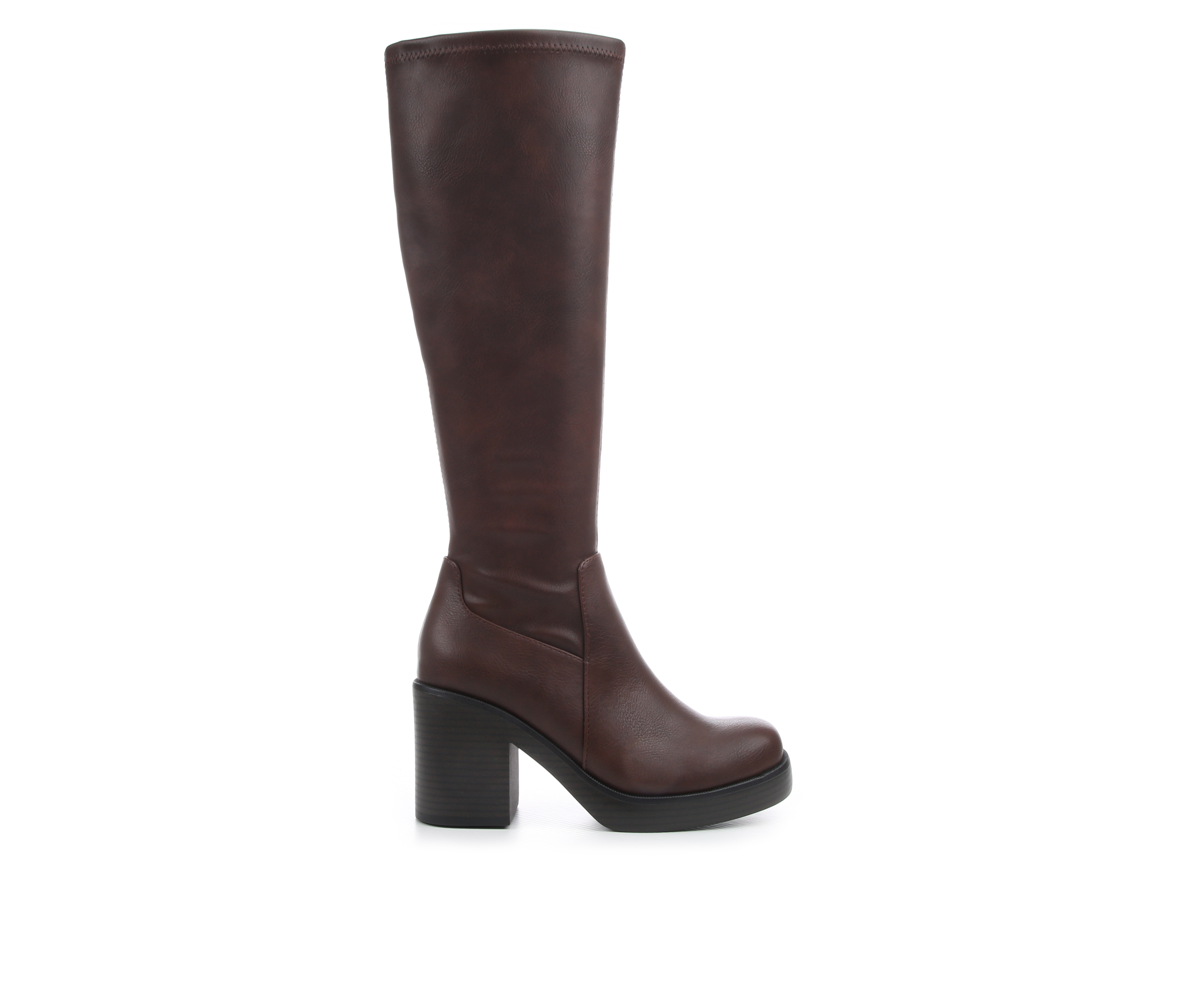 Women's Soda Sonia Knee High Boots - Dk Brown