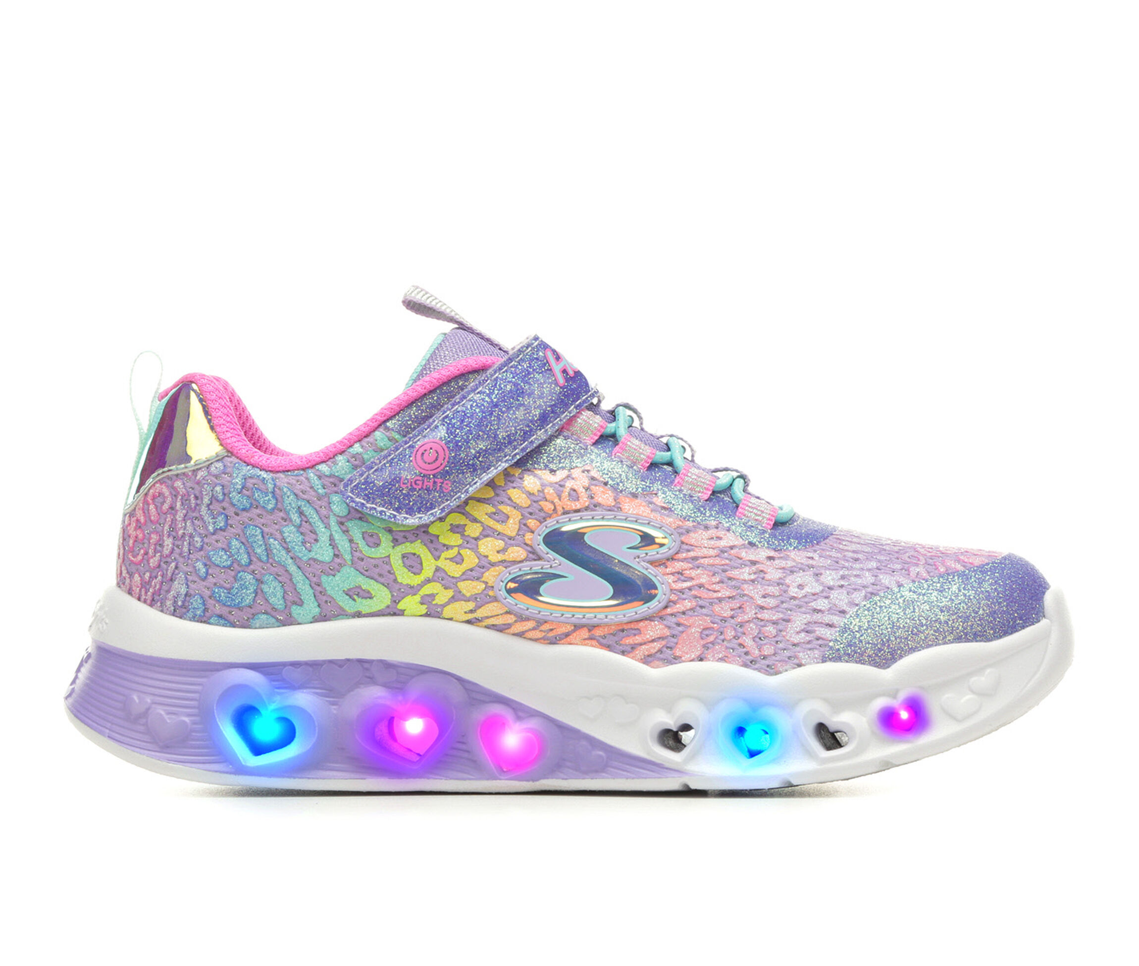 Athletic Works Little Big Girls Light Up Sneaker, Sizes 13-5 | lupon.gov.ph