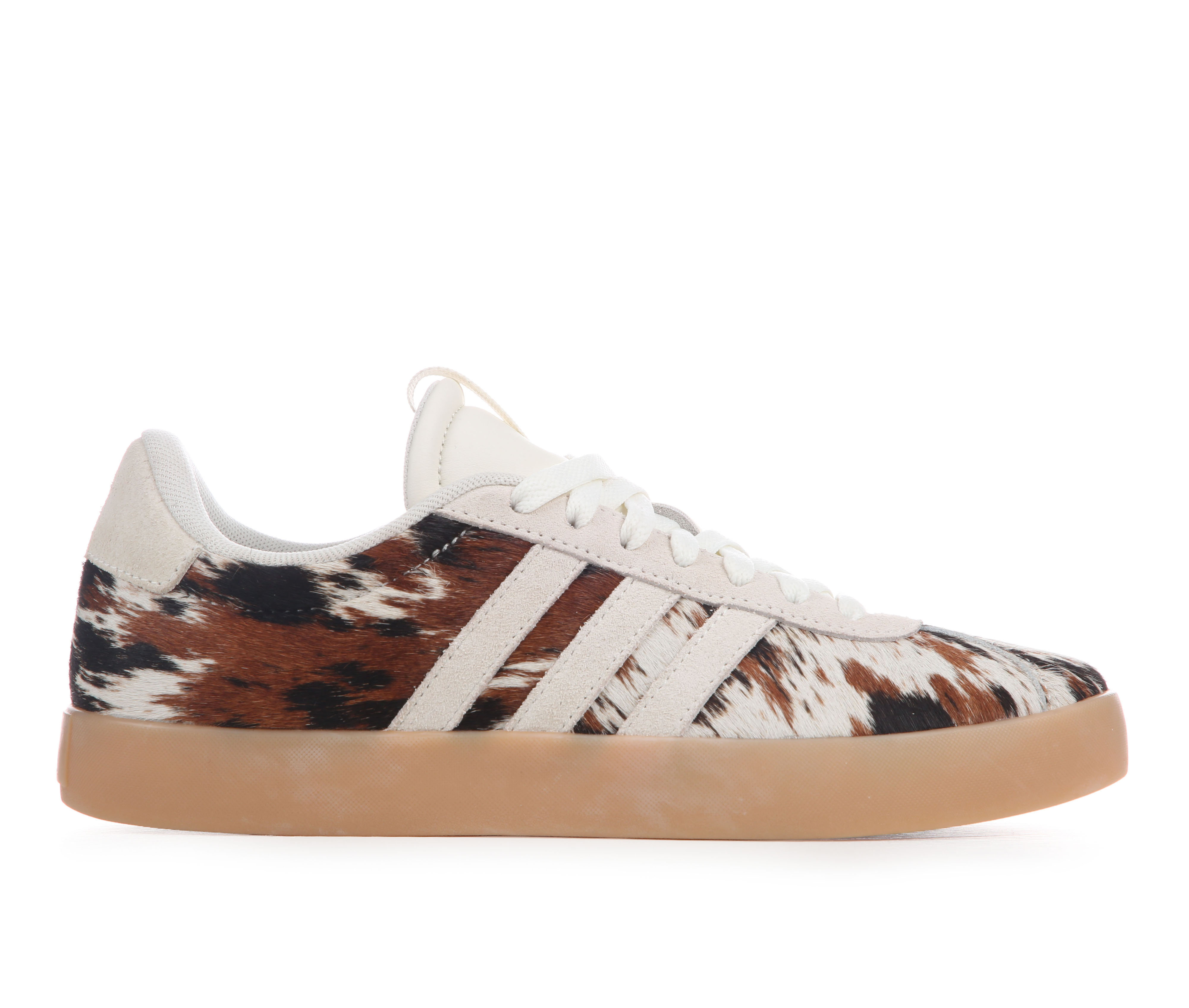 Women's Adidas VL Court 3.0 Sneakers - Mustang Print