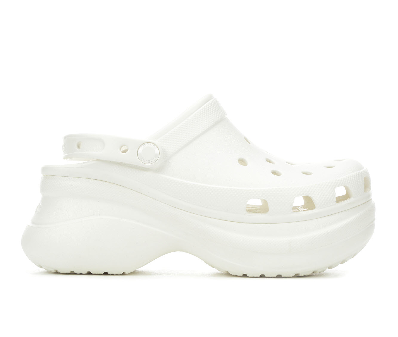 white chunky crocs