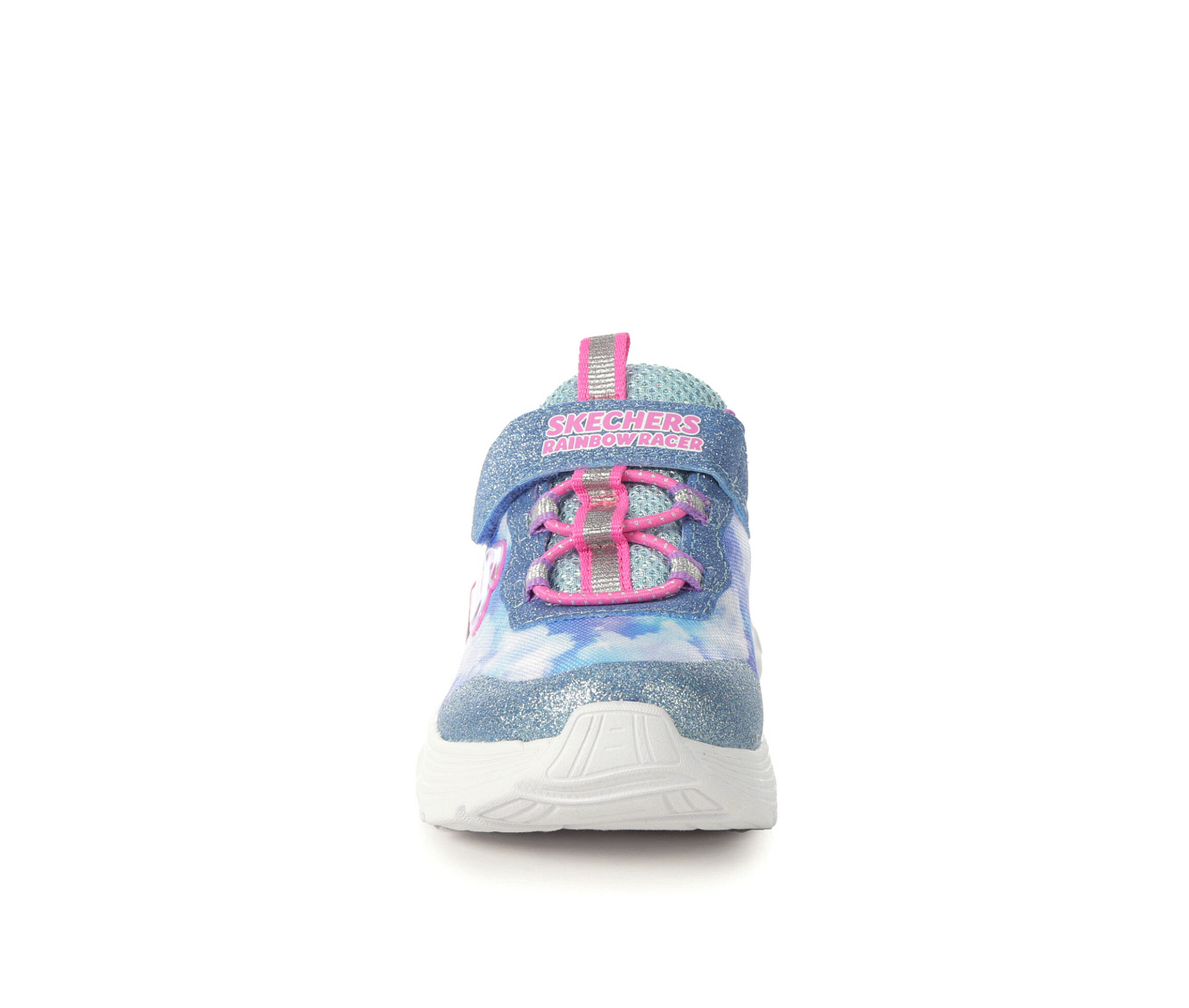 Girls' Skechers Toddler Rainbow Racer Light-Up Sneakers