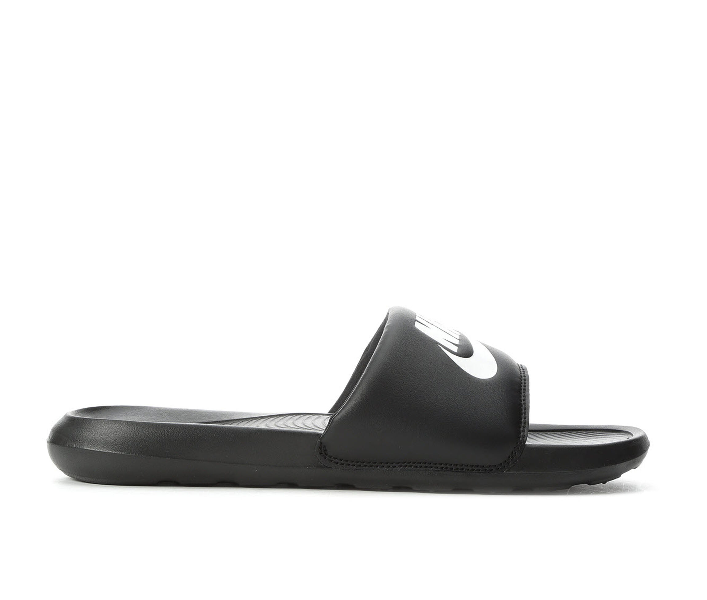 Men's Nike Victori One Sport Slides - Blk/Wht/Blk
