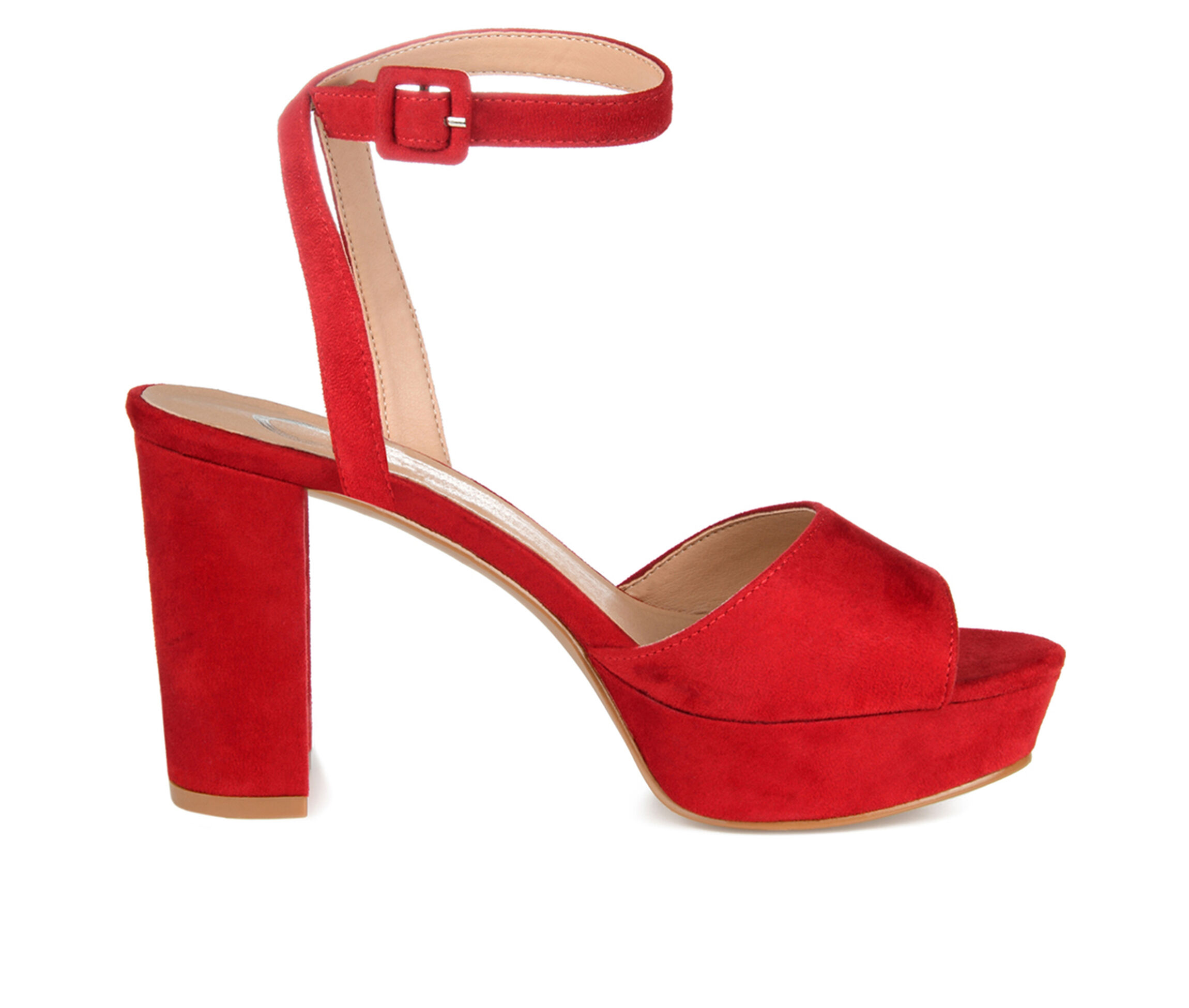 red platform heels uk