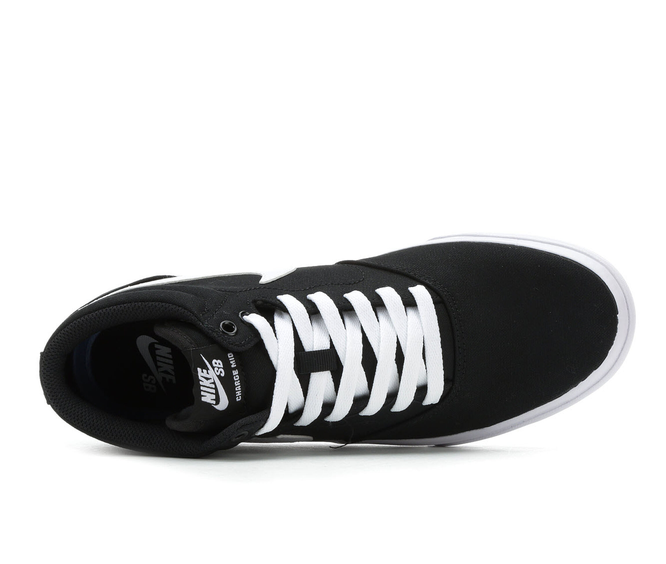 nike sb charge mid canvas trainers mens